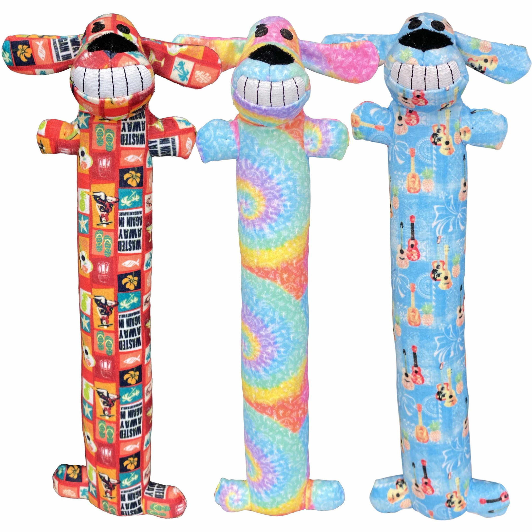 Multipet Margaritaville(R) Loofa Dog(R) Plush Dog Toy Assorted 12