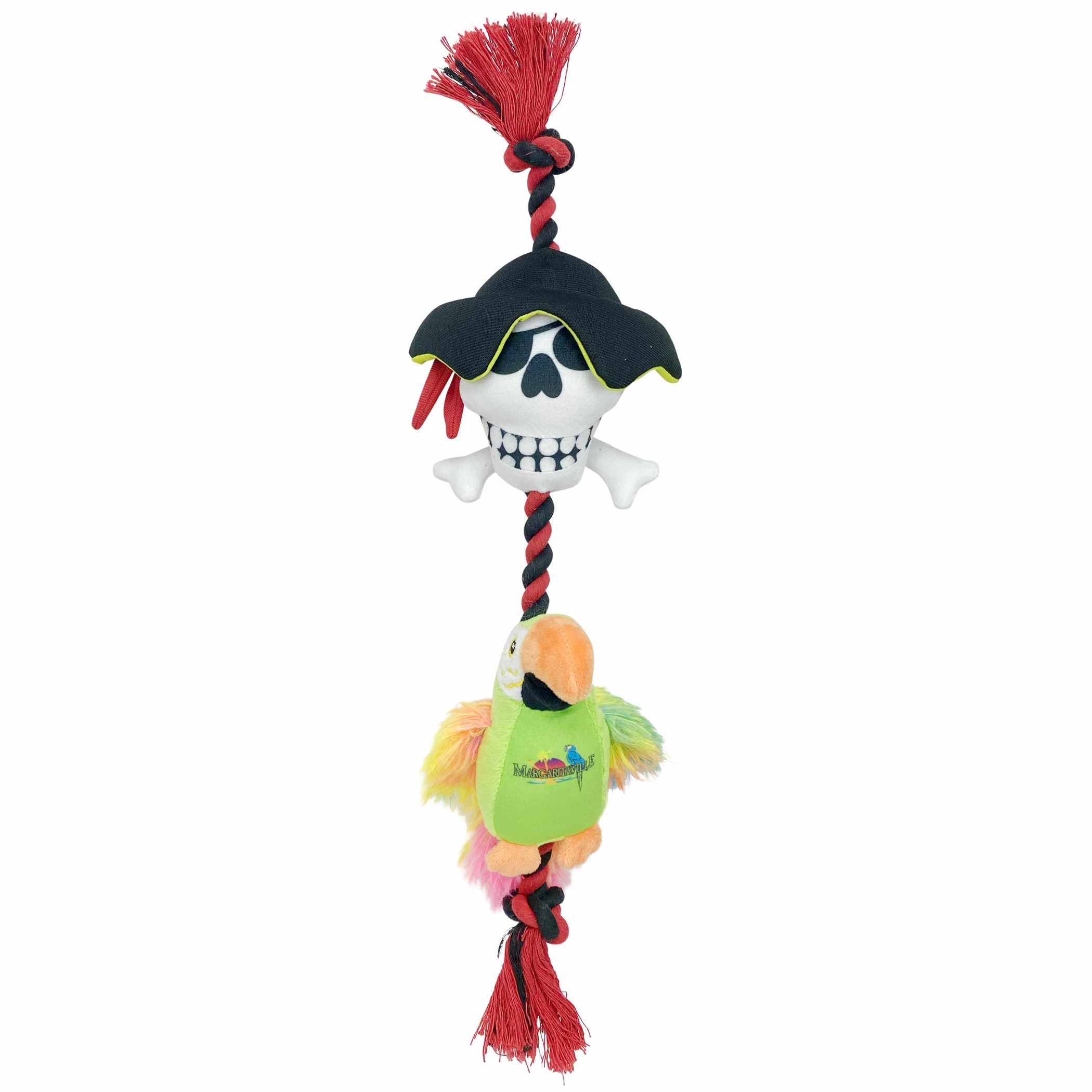Multipet Margaritaville(R) Pirate and Parrot Rope Assorted 18