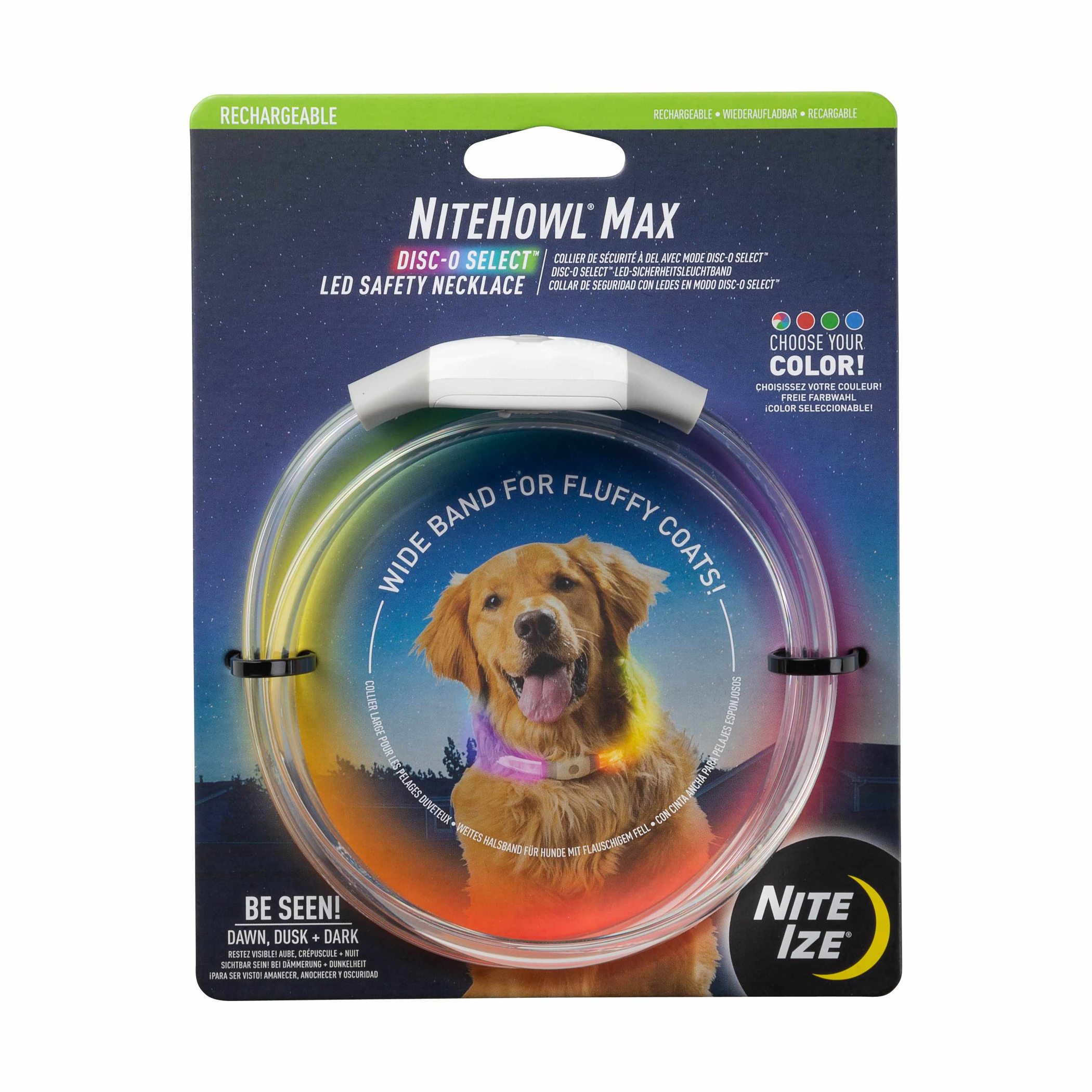 Nite Ize NiteHowl(R) Max Rechargeable LED Safety Necklace - Disc-O Select(TM) Image 1
