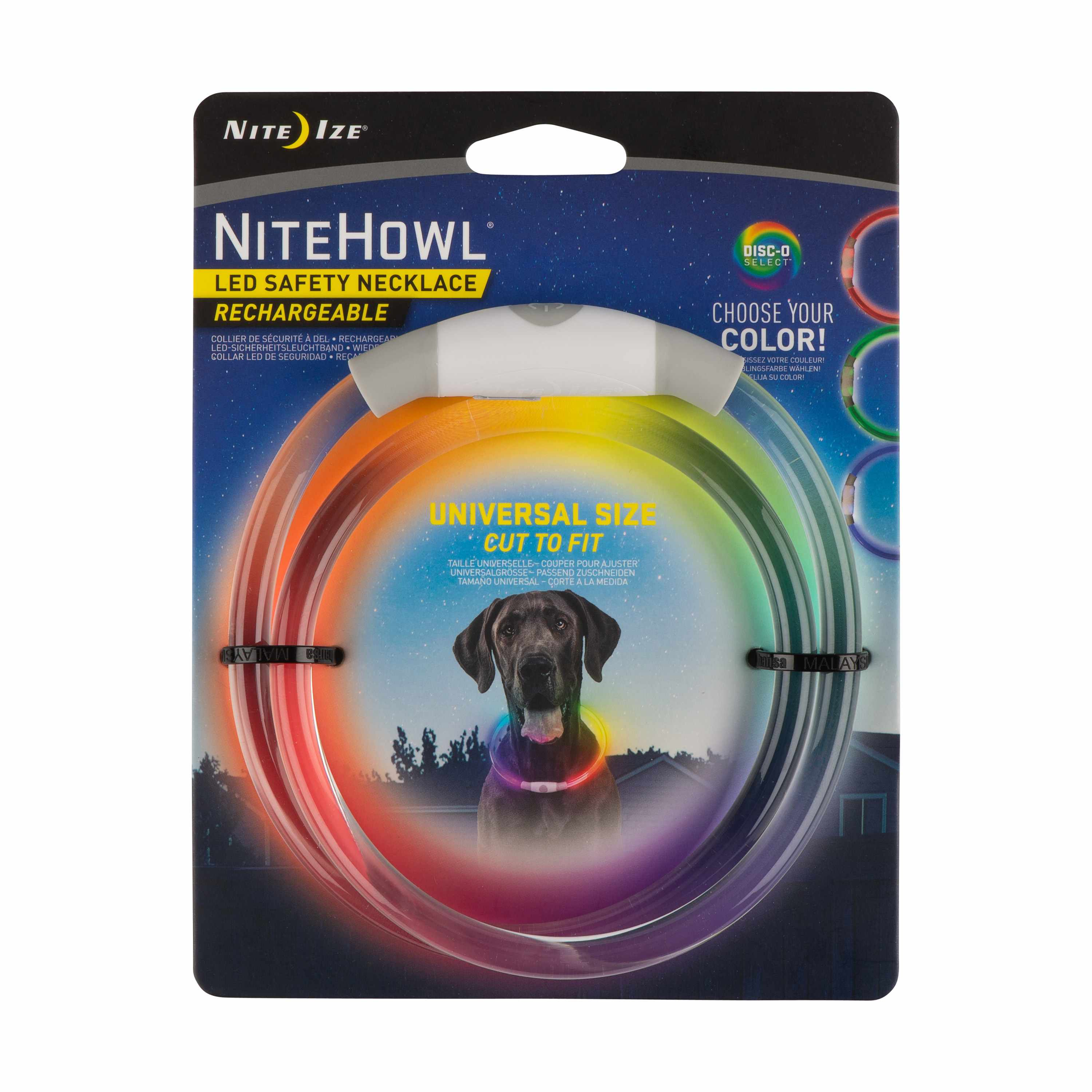 Nite Ize NiteHowl Rechargeable LED Safety Necklace - Disc-O Select Image 1
