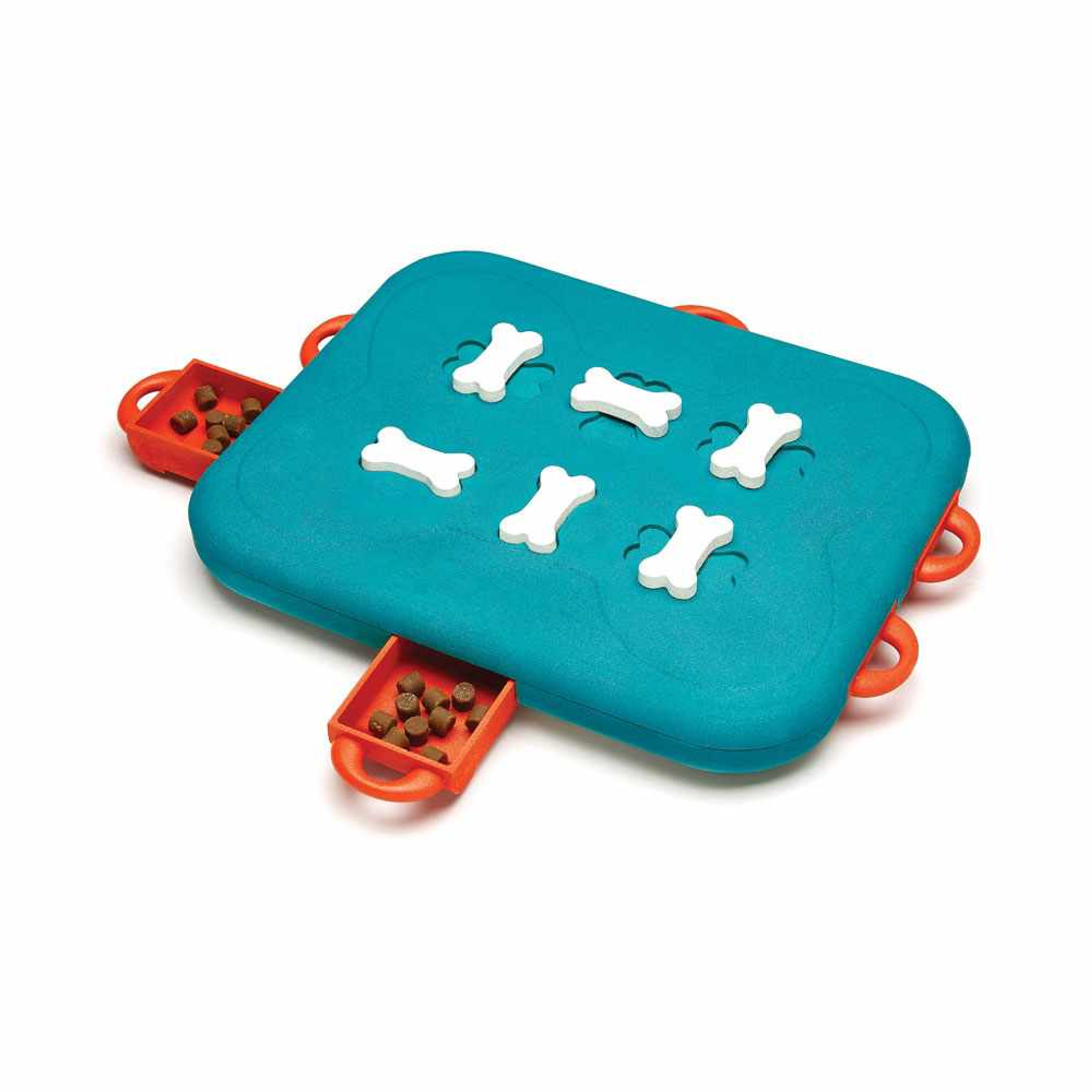 Nina Ottosson Dog Casino Interactive Treat Dog Puzzle Toy Turquoise Level 3 Image 1
