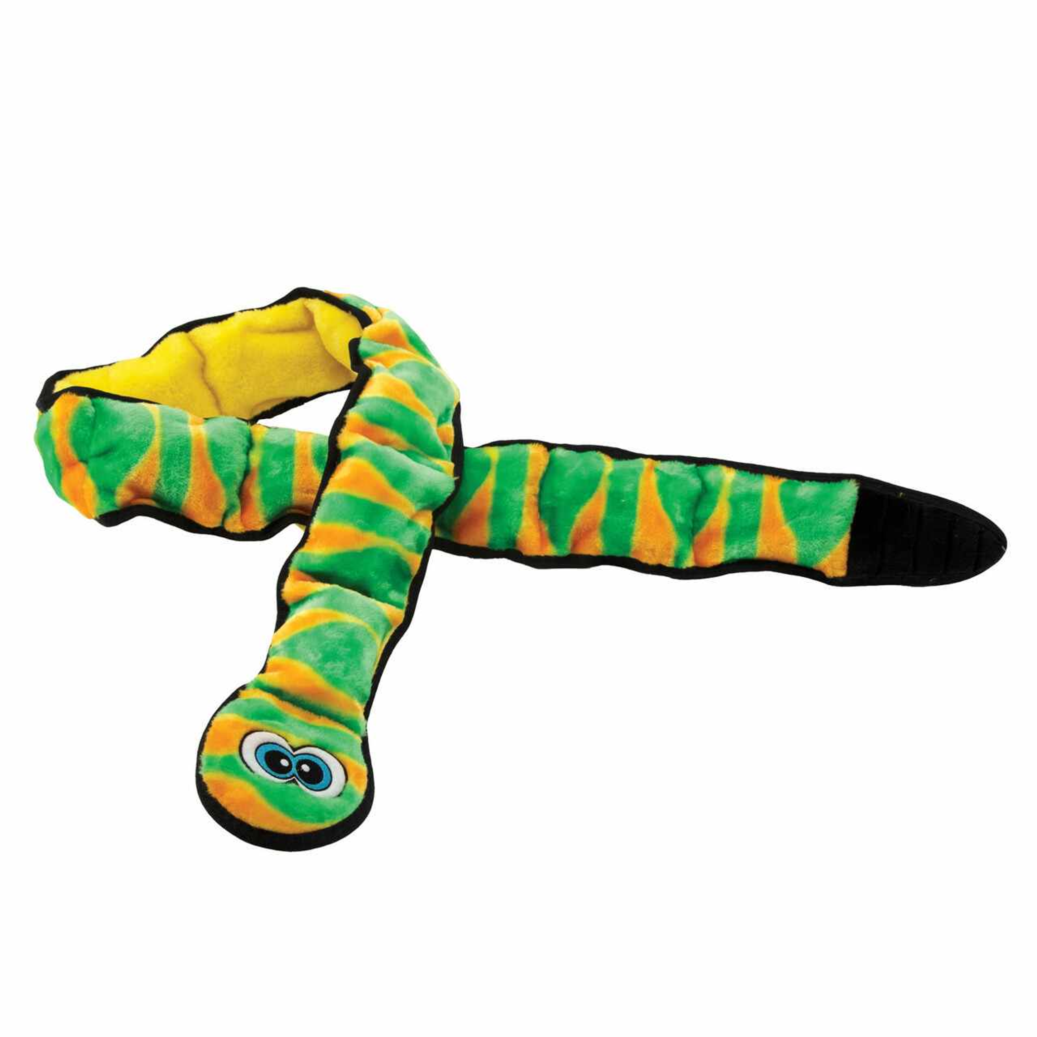 Outward Hound Invincibles Snake Durable Plush Dog Toy Image 1