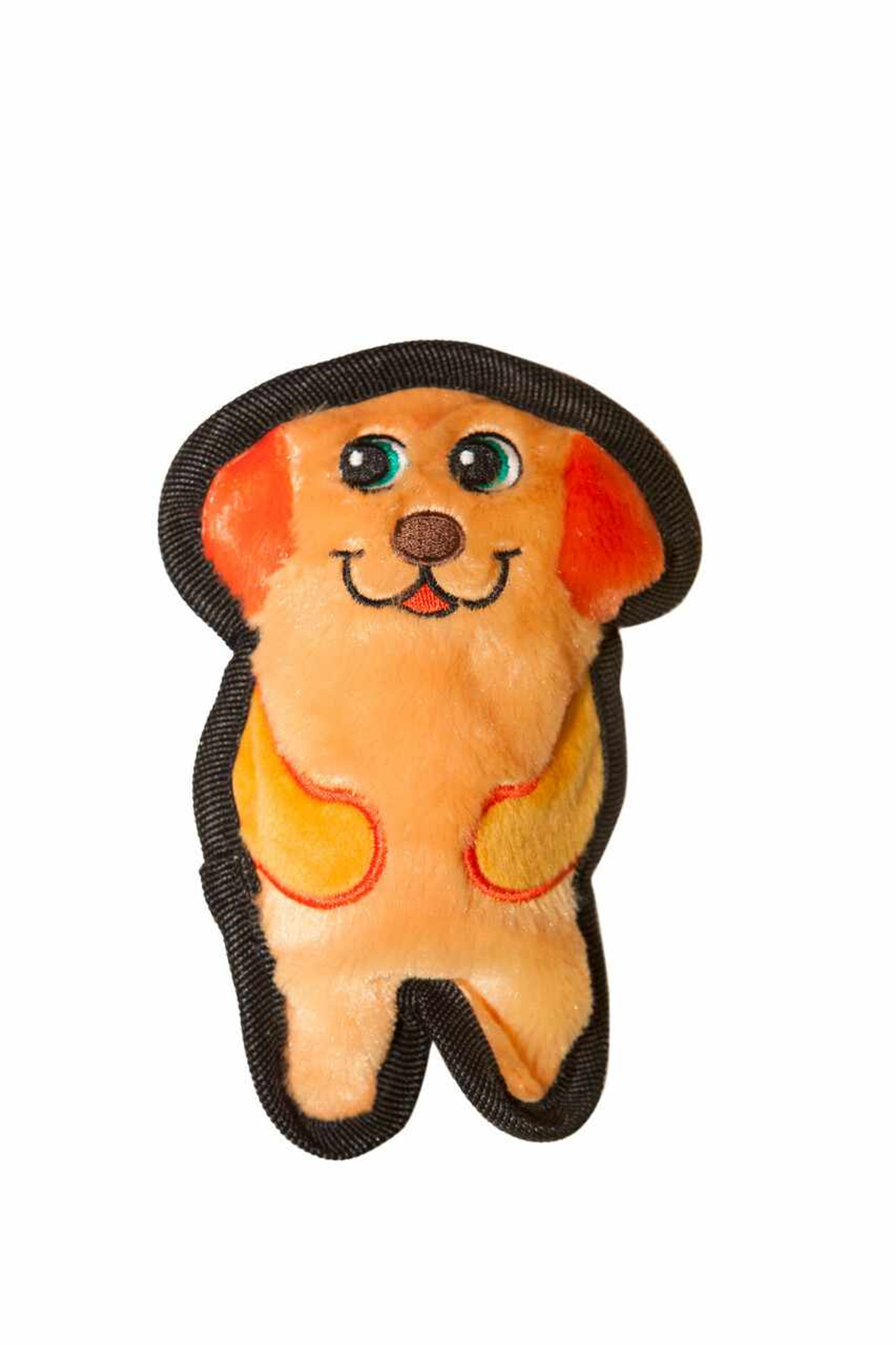 Outward Hound Invincibles Dog Durable Plush Dog Toy Orange XS Image 1