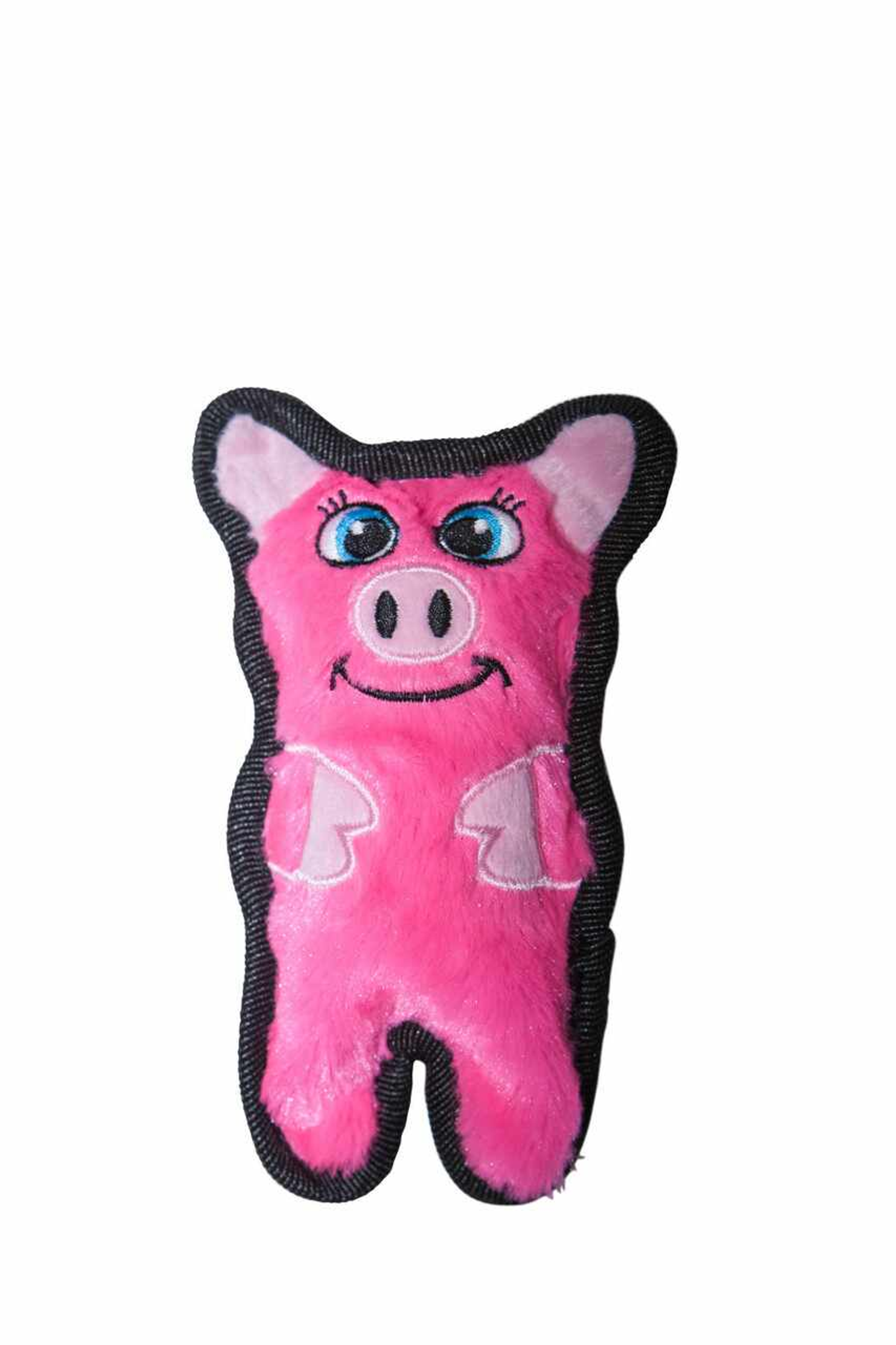 Outward Hound Invincibles Pig Durable Plush Dog Toy Pink XS Image 1
