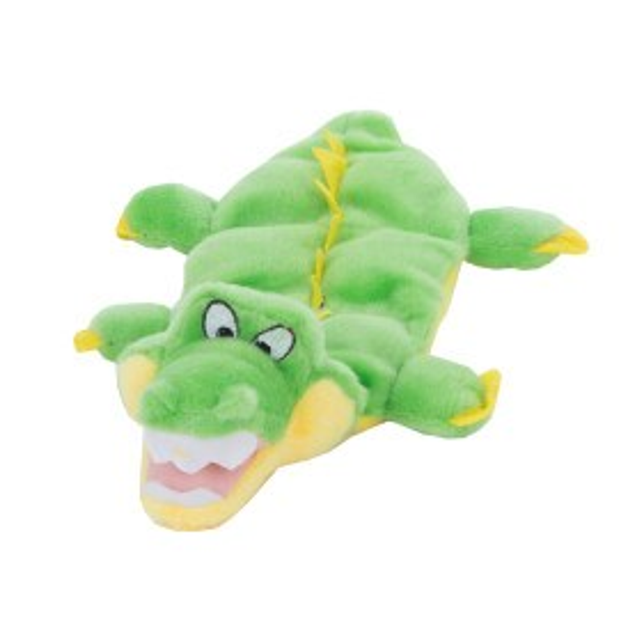 Outward Hound Squeaker Matz Gator Plush Dog Toy Image 1