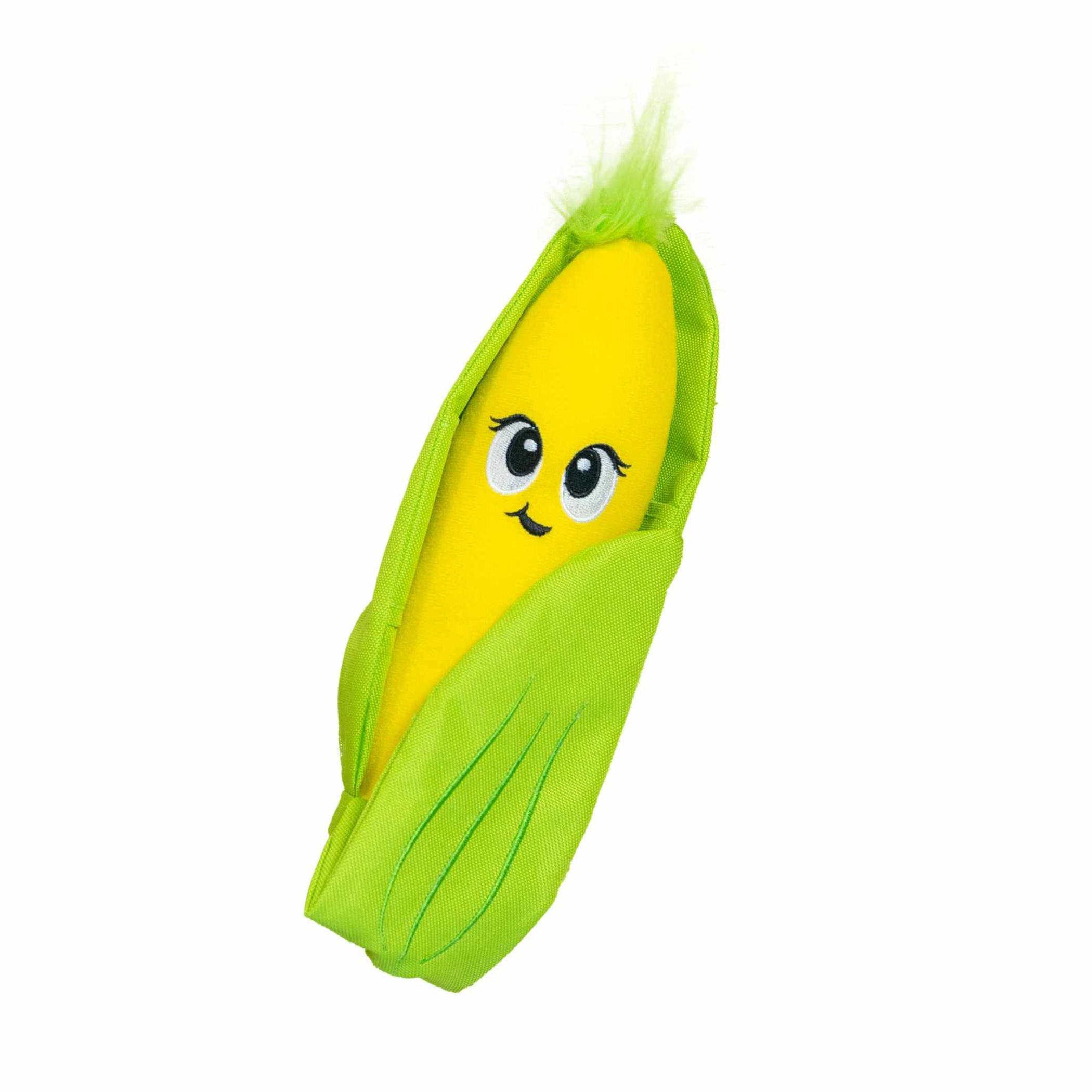 Nina Ottosson Hide N' Find Corn Interactive Plush Dog Puzzle Toy Image 1