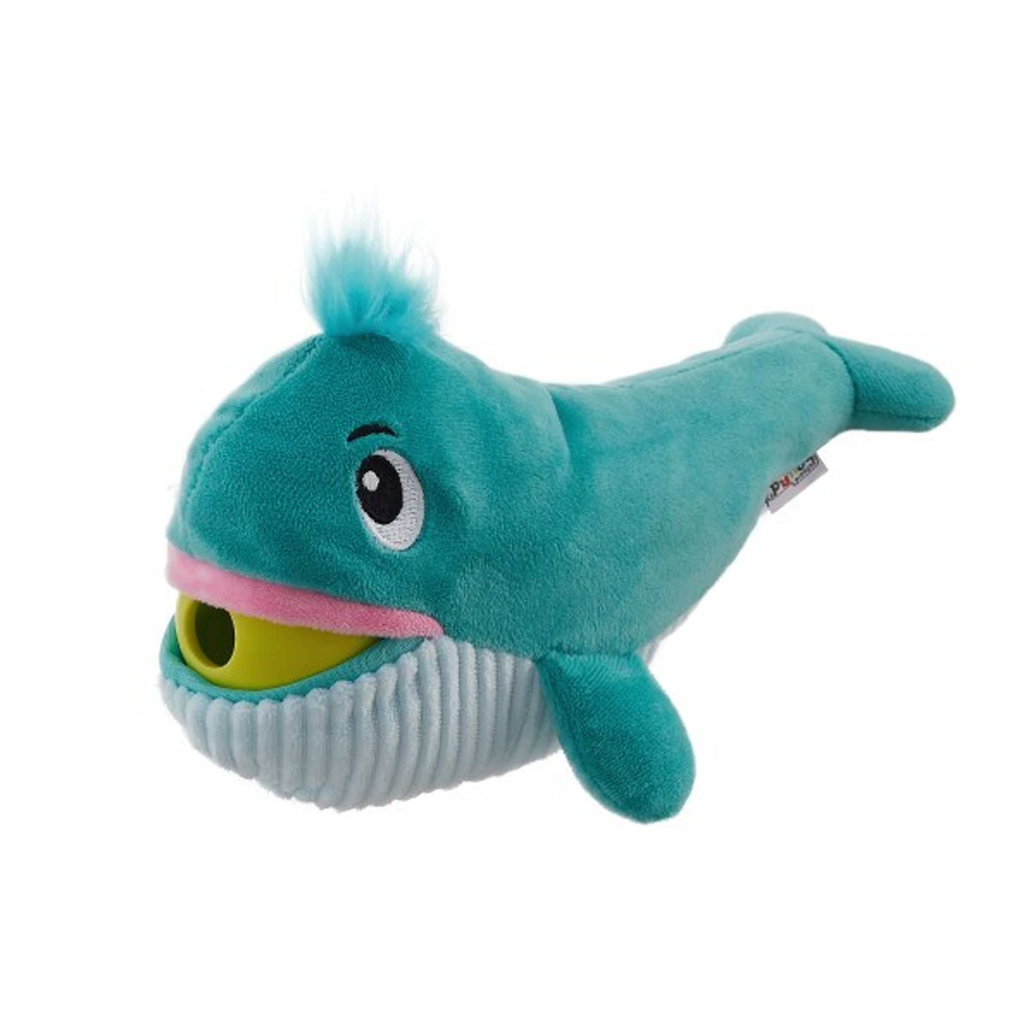 Nina Ottosson Big Mouthz Whale Interactive Plush Dog Puzzle Toy Blue Image 1