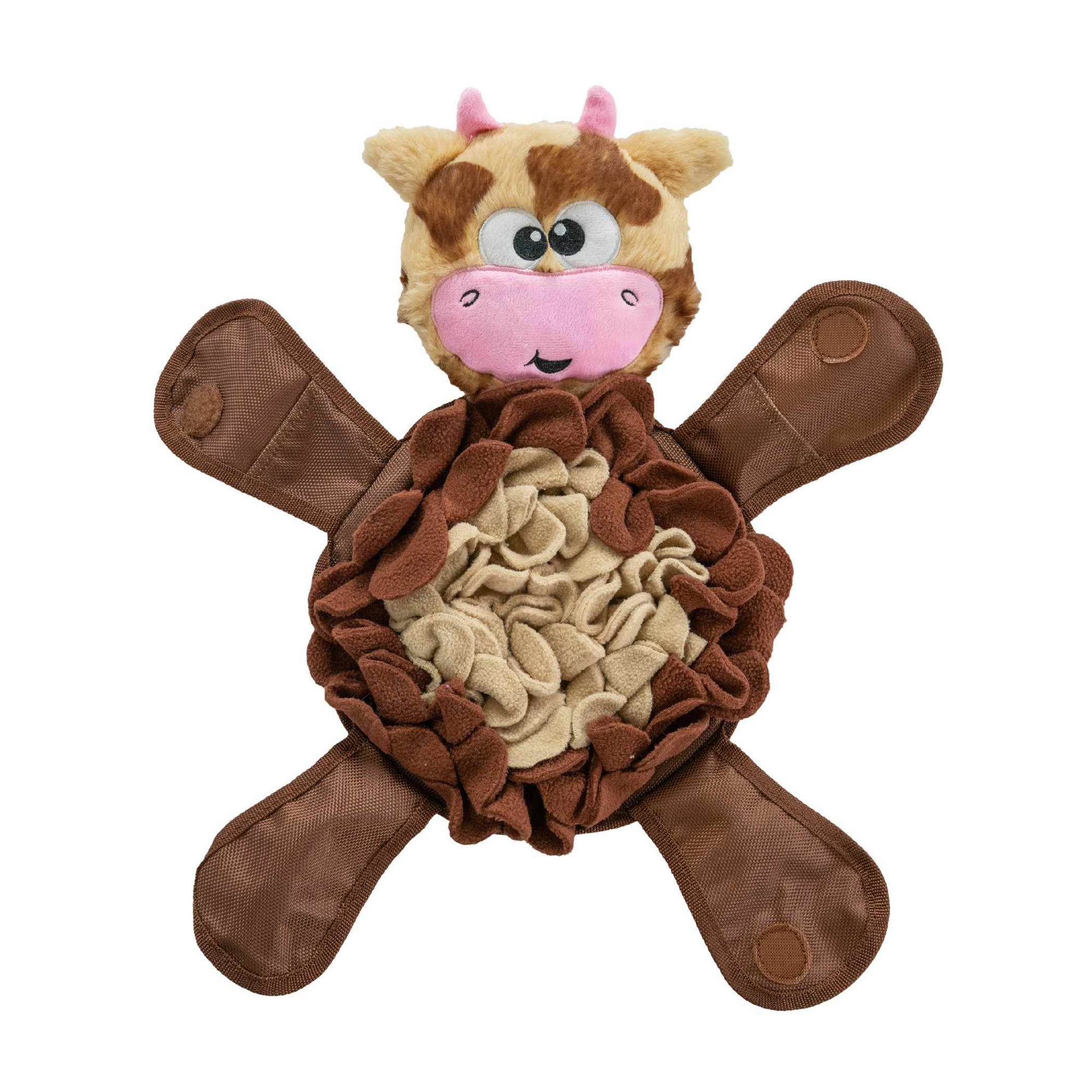 Nina Ottosson Snuffle Palz Cow TNT Brown Large Image 1