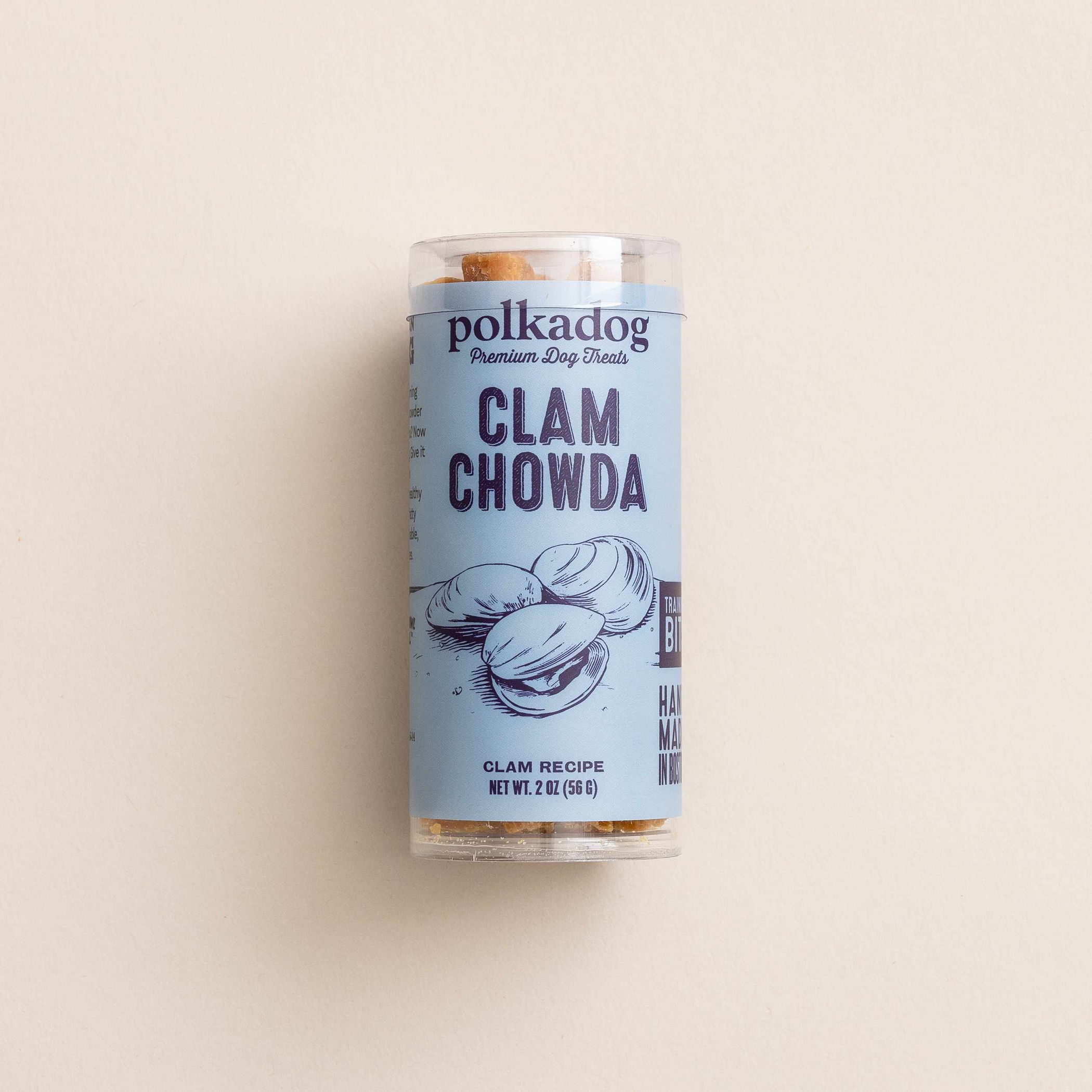 Polkadog Clam Chowda Training Bits Crunchy Dog and Cat Treats Image 1