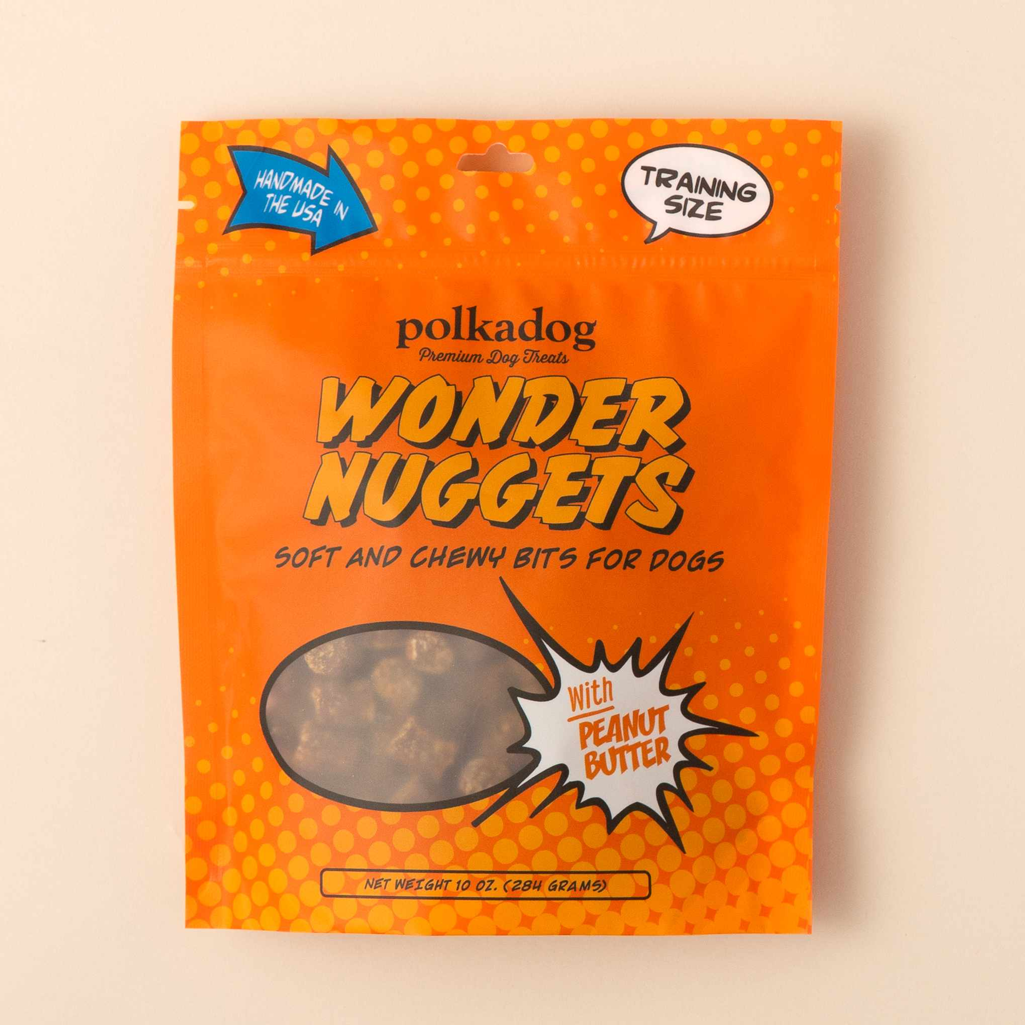 Polkadog Wonder Nuggets Training Bits Peanut Butter Soft & Chewy Dog Treats Image 1