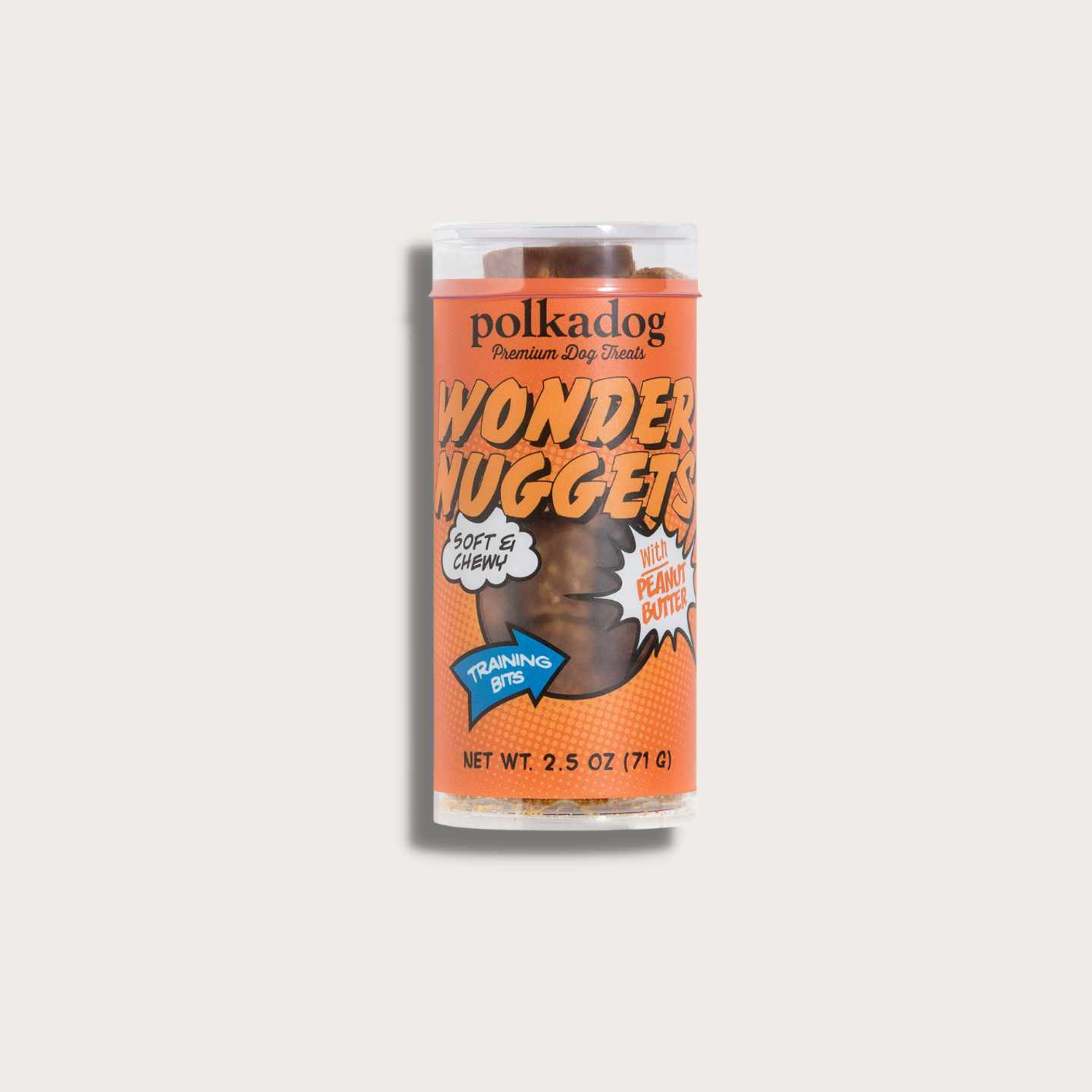 Polkadog Wonder Nuggets Training Bits Peanut Butter Soft & Chewy Dog Treats Image 1
