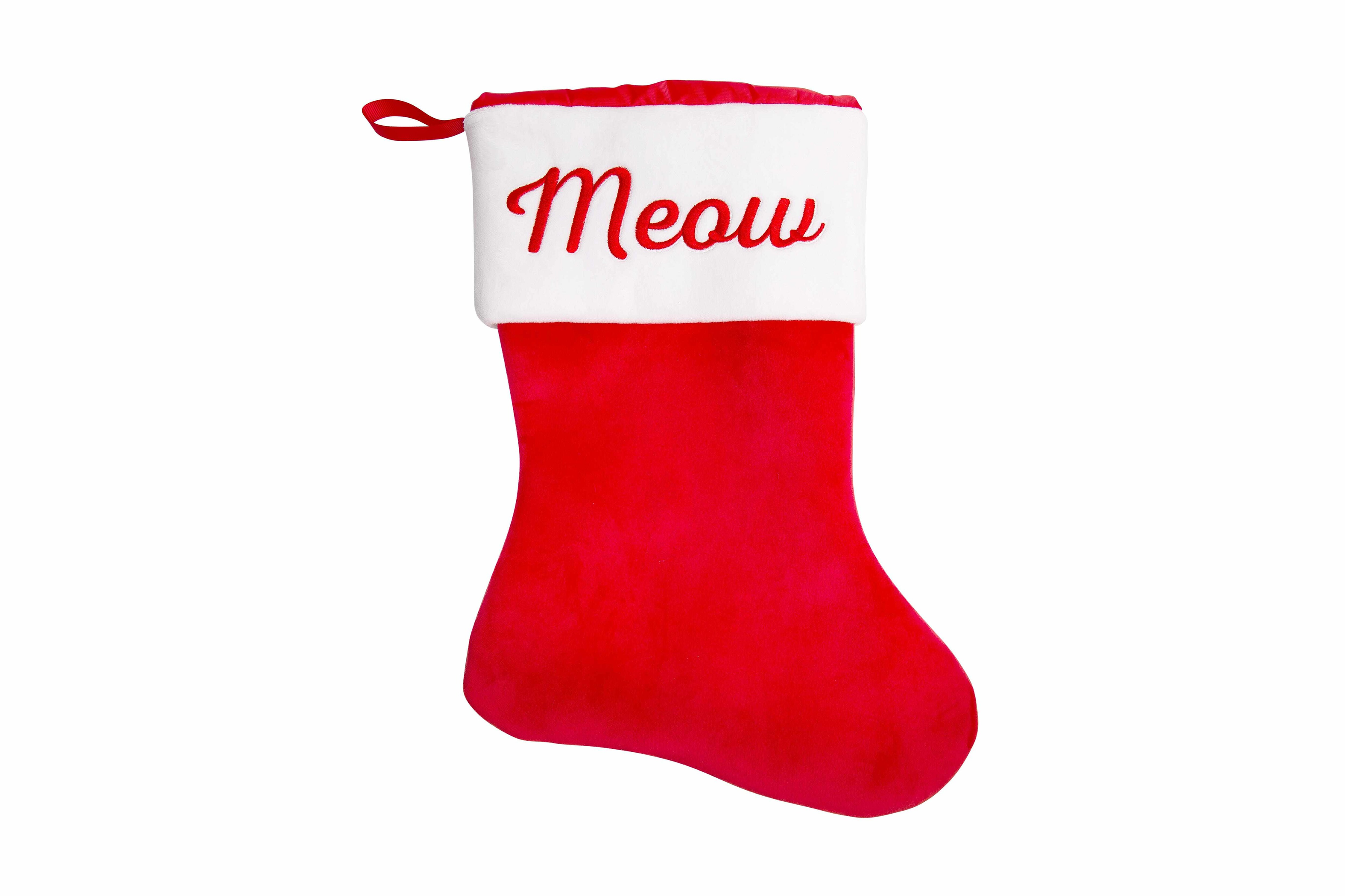 Pearhead Meow Christmas Stocking Image 1