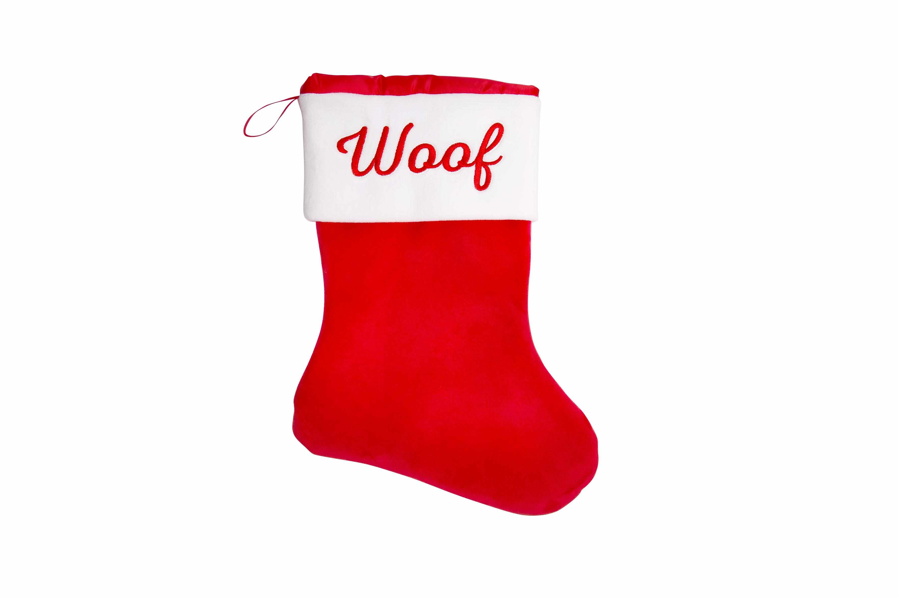 Pearhead Woof Christmas Stocking Image 1
