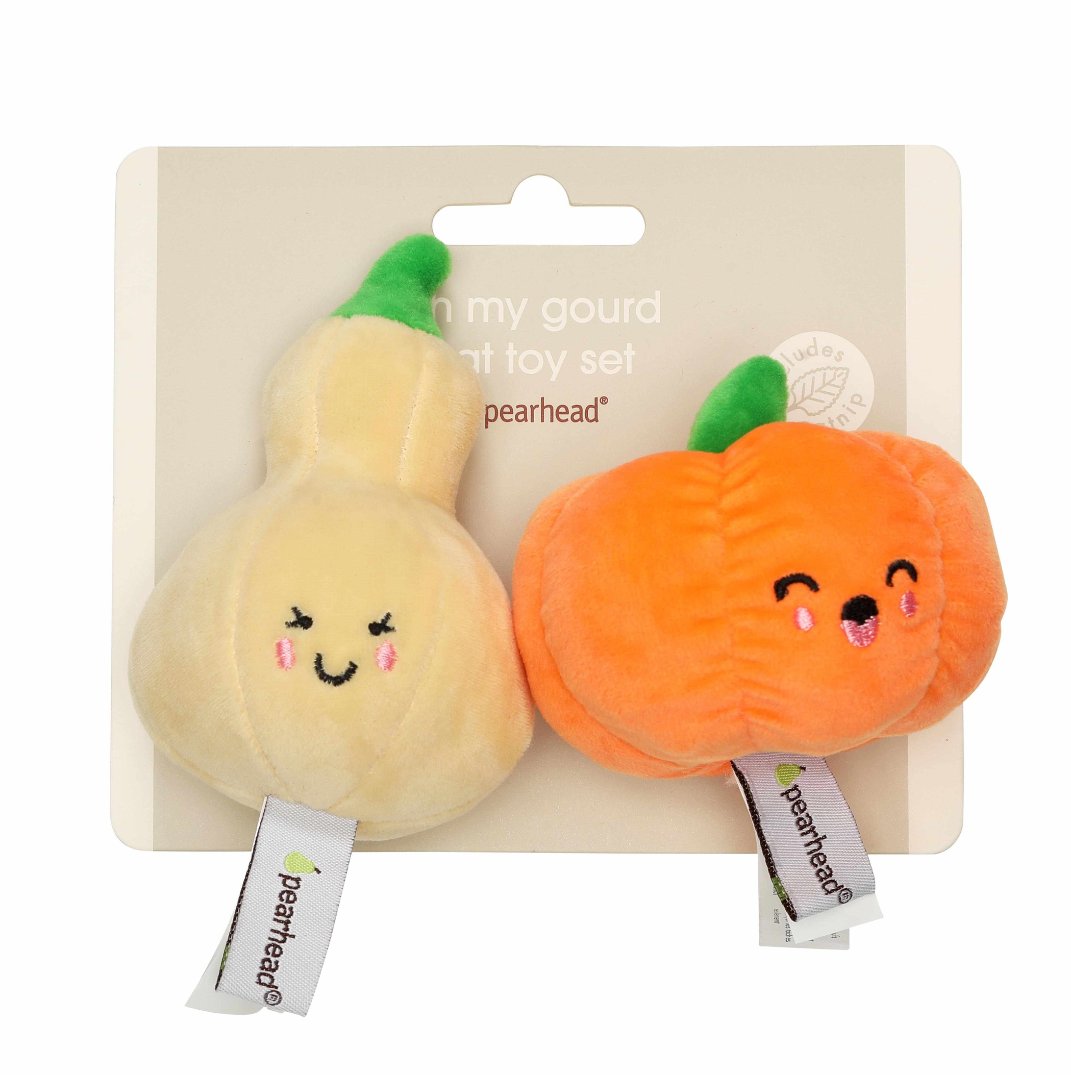 Pearhead Oh My Gourd Cat Toy Set Image 1