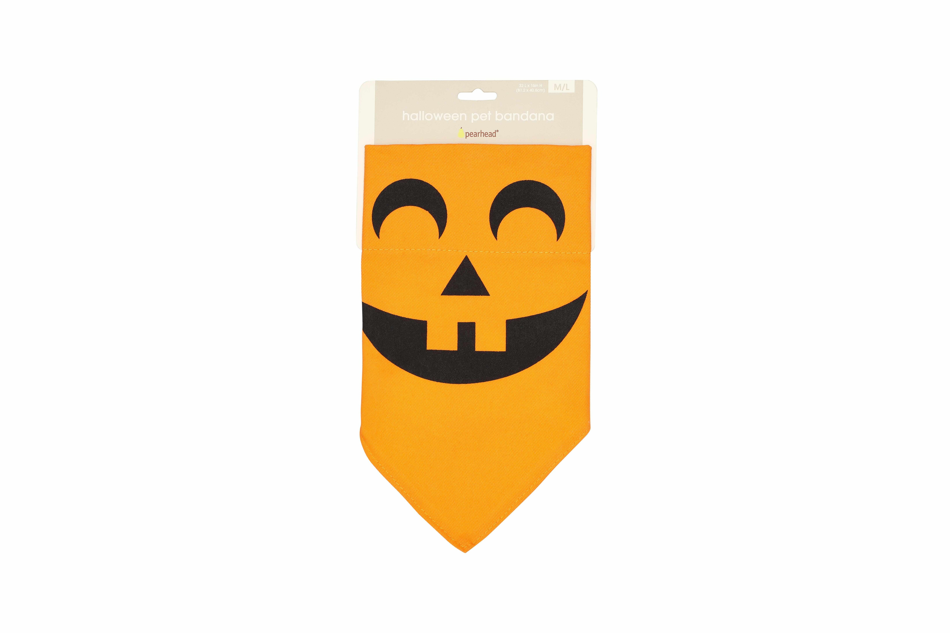 Pearhead Pumpkin Bandana Orange M/L Image 1