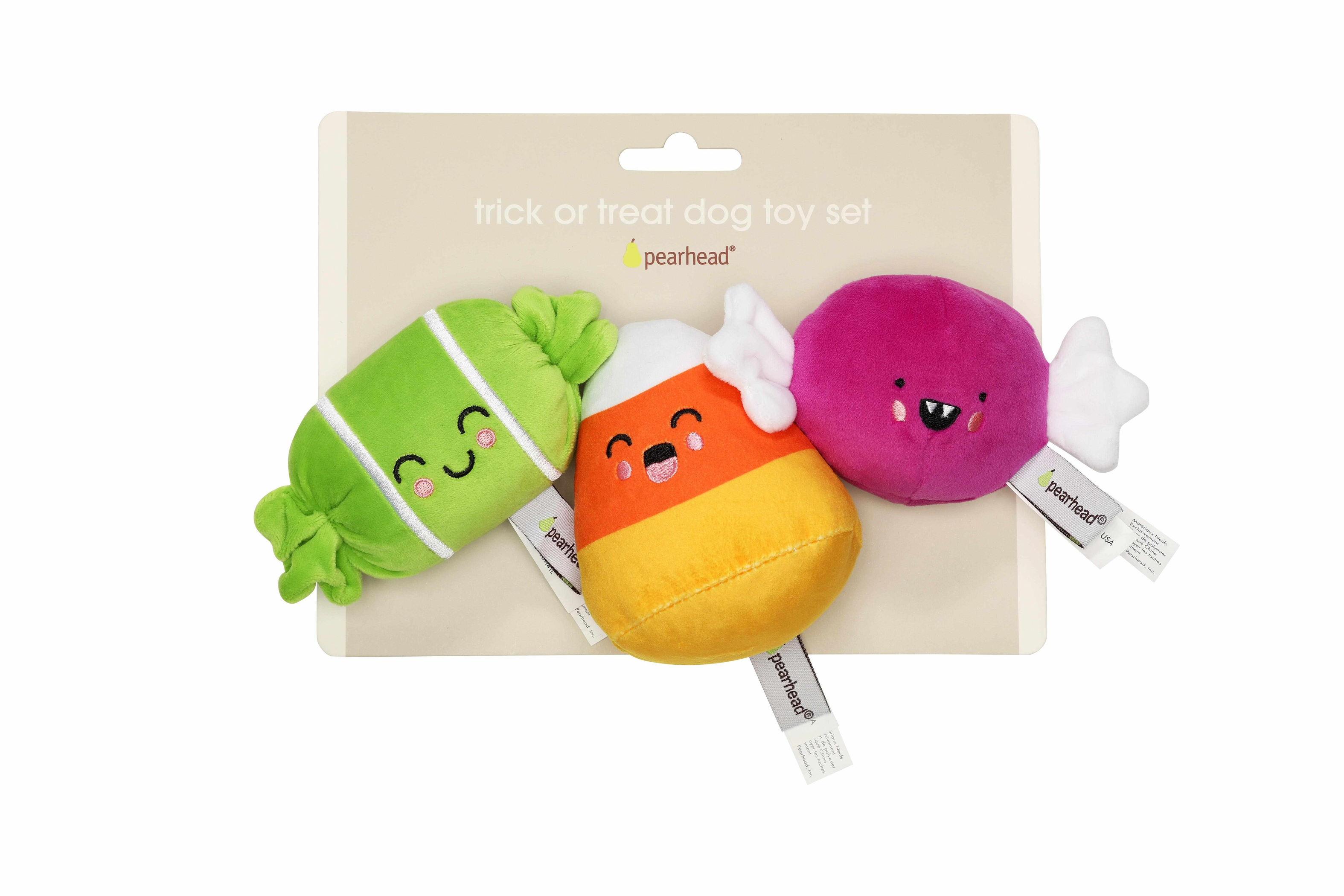 Pearhead Trick Or Treat Dog Toy Set Image 1