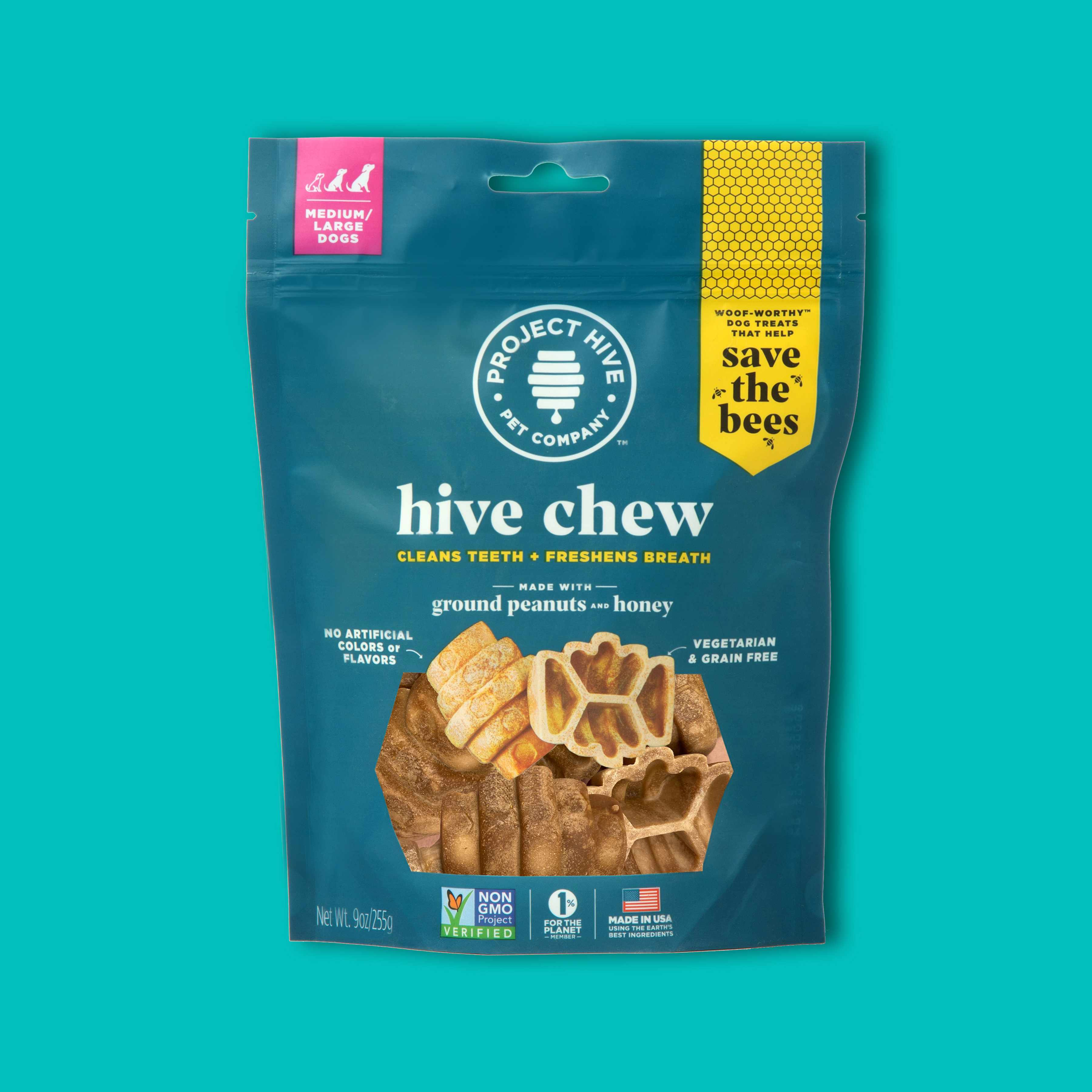 Project Hive Chew Treats Peanut Butter Image 1