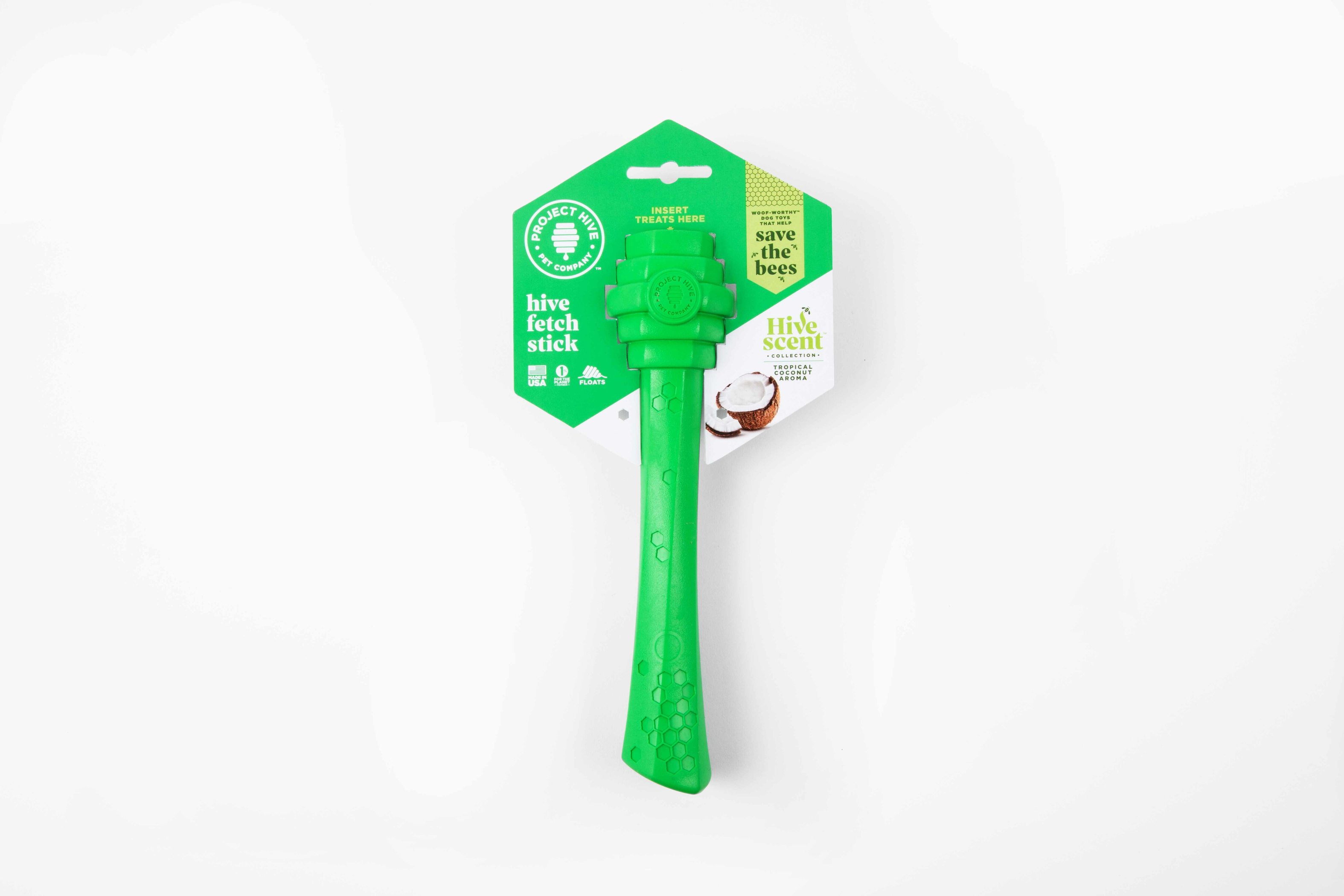 Project Hive Tropical Coconut Scent Hive Fetch Stick Green Image 1