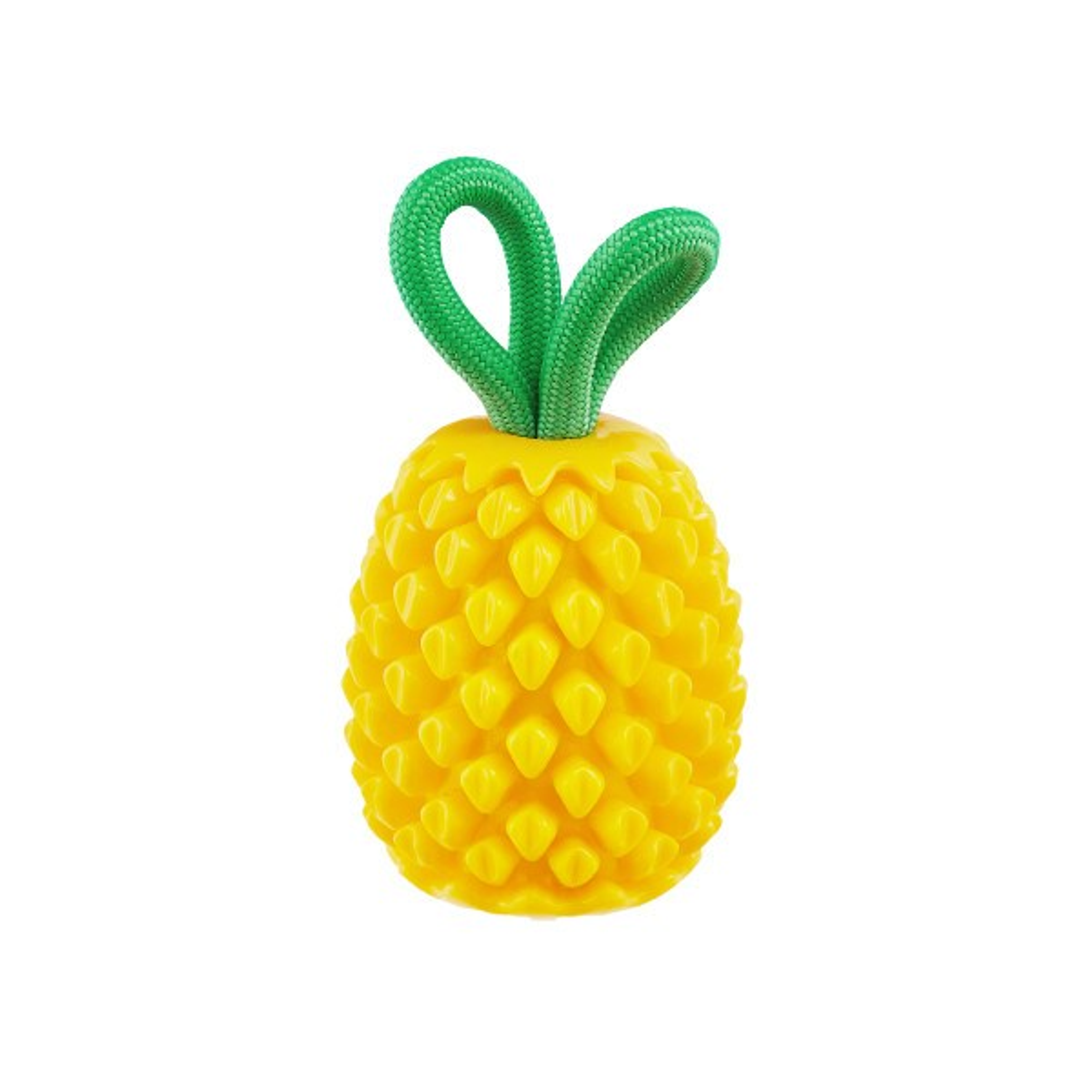 Planet Dog Dental Pineapple Dog Chew Toy Yellow Image 1