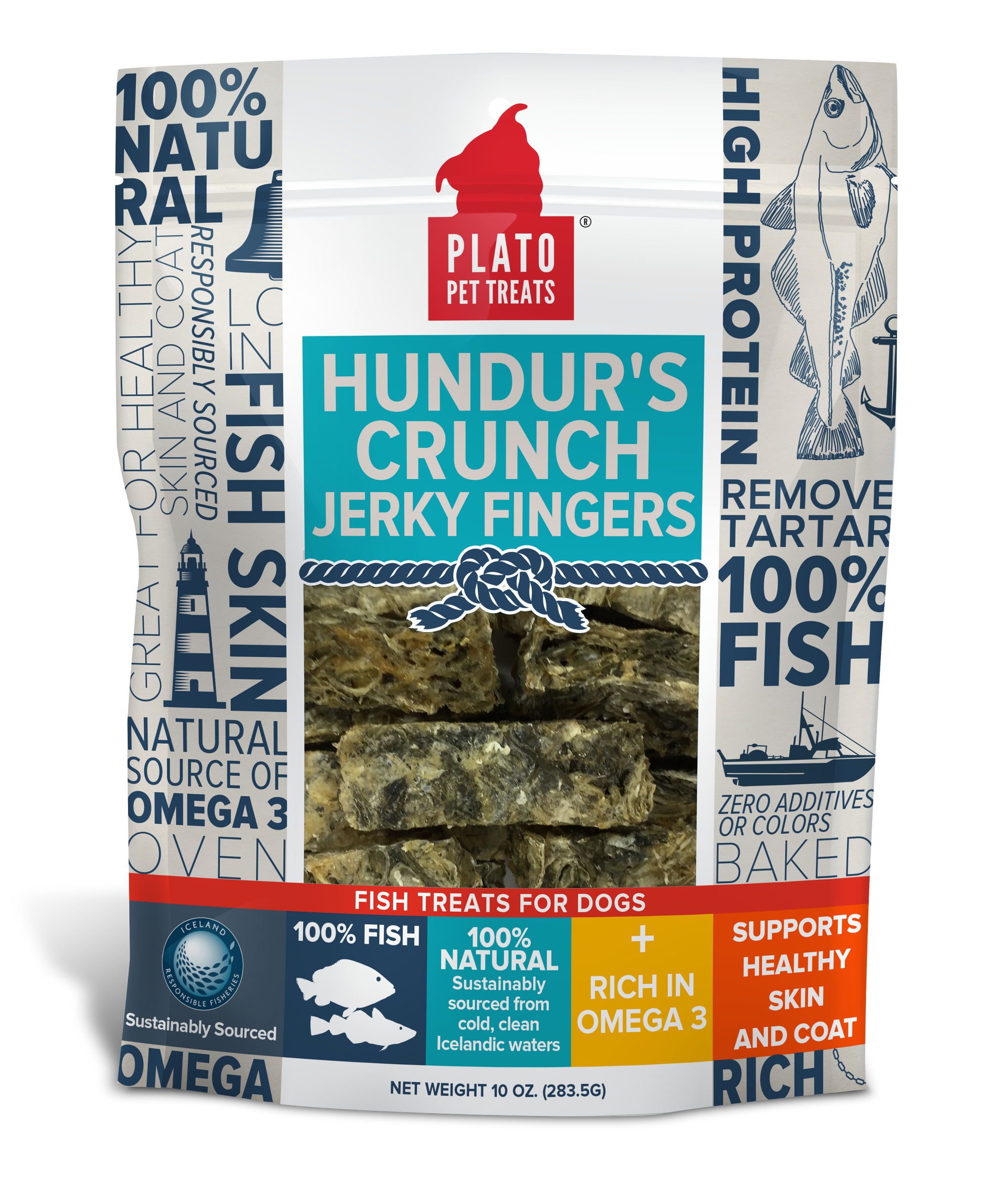 Plato Hundur's Crunch Jerky Fingers Image 1