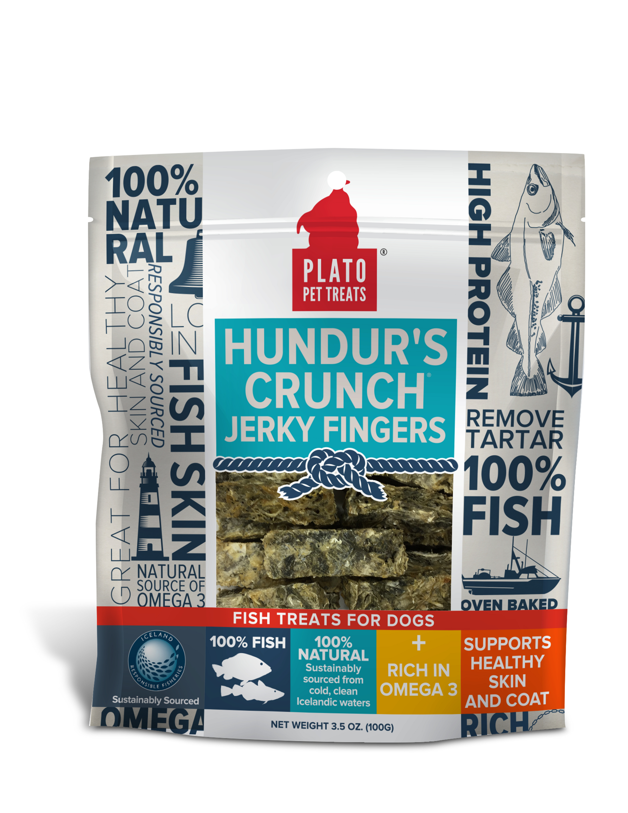 Plato Hundur's Crunch Jerky Fingers Image 1