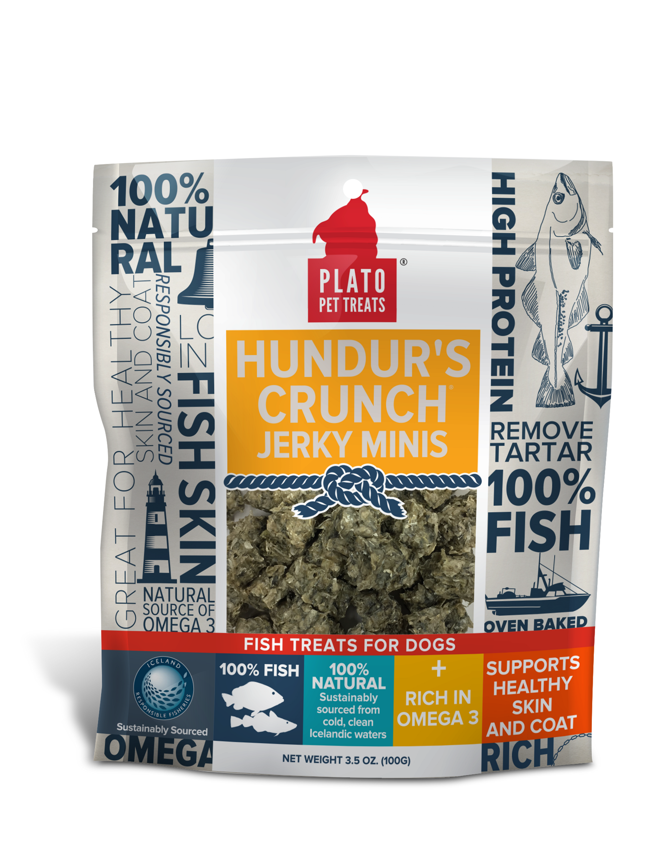 Plato Hundur's Crunch Jerky Minis Image 1