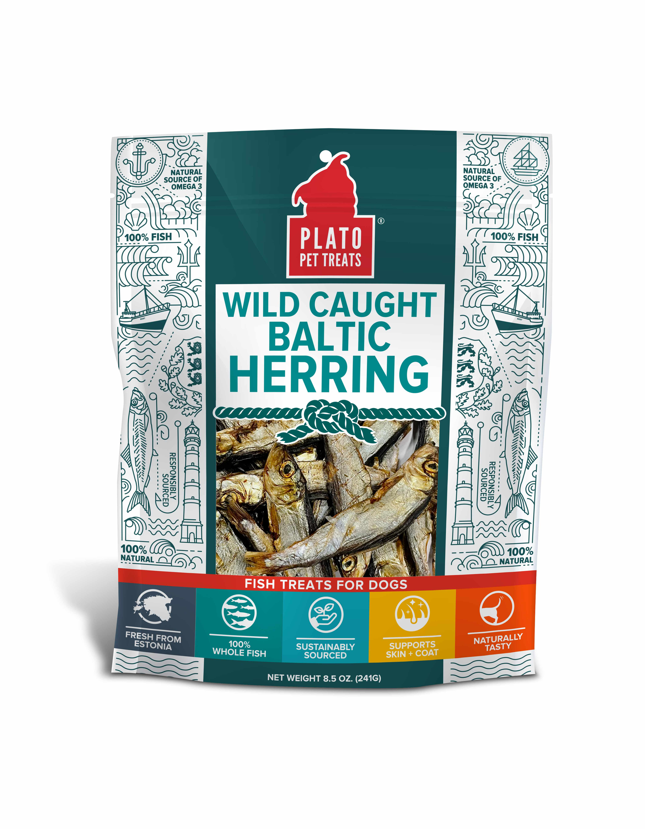 Plato Pet Treats Baltic Herring Image 1