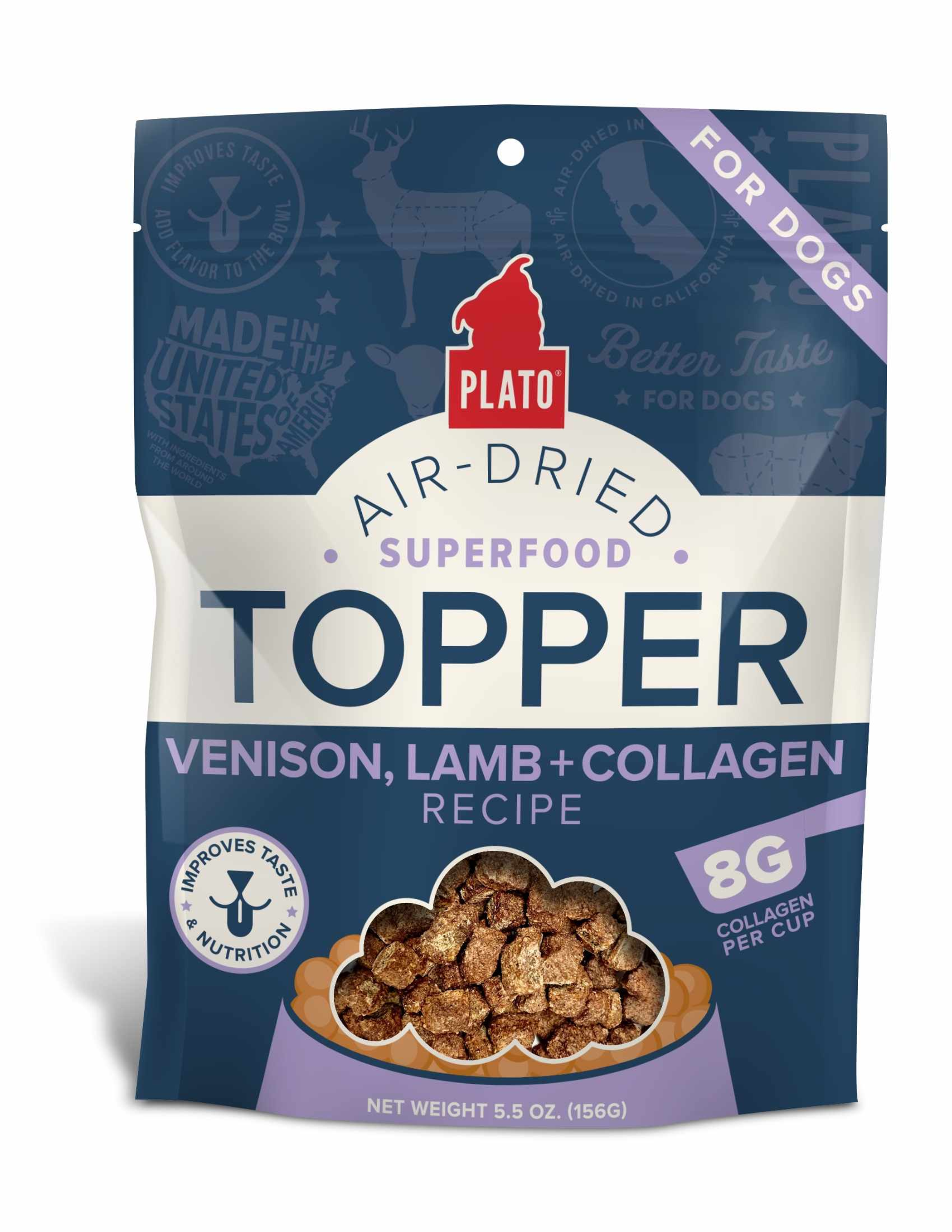 Plato Food Topper Venison, Lamb & Collagen Recipe Image 1