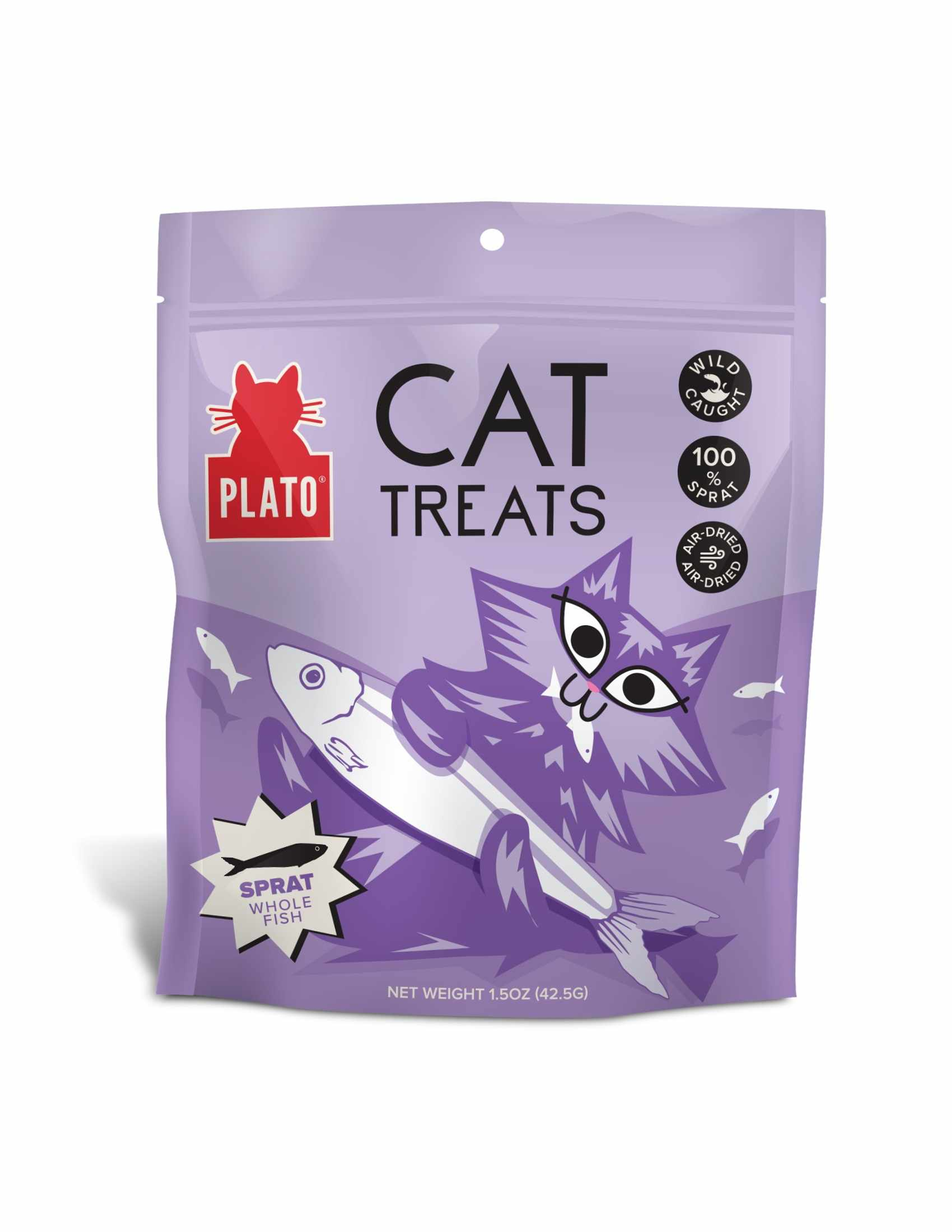 Plato Air-Dried Cat Treats Baltic Sprat 1.5oz Image 1