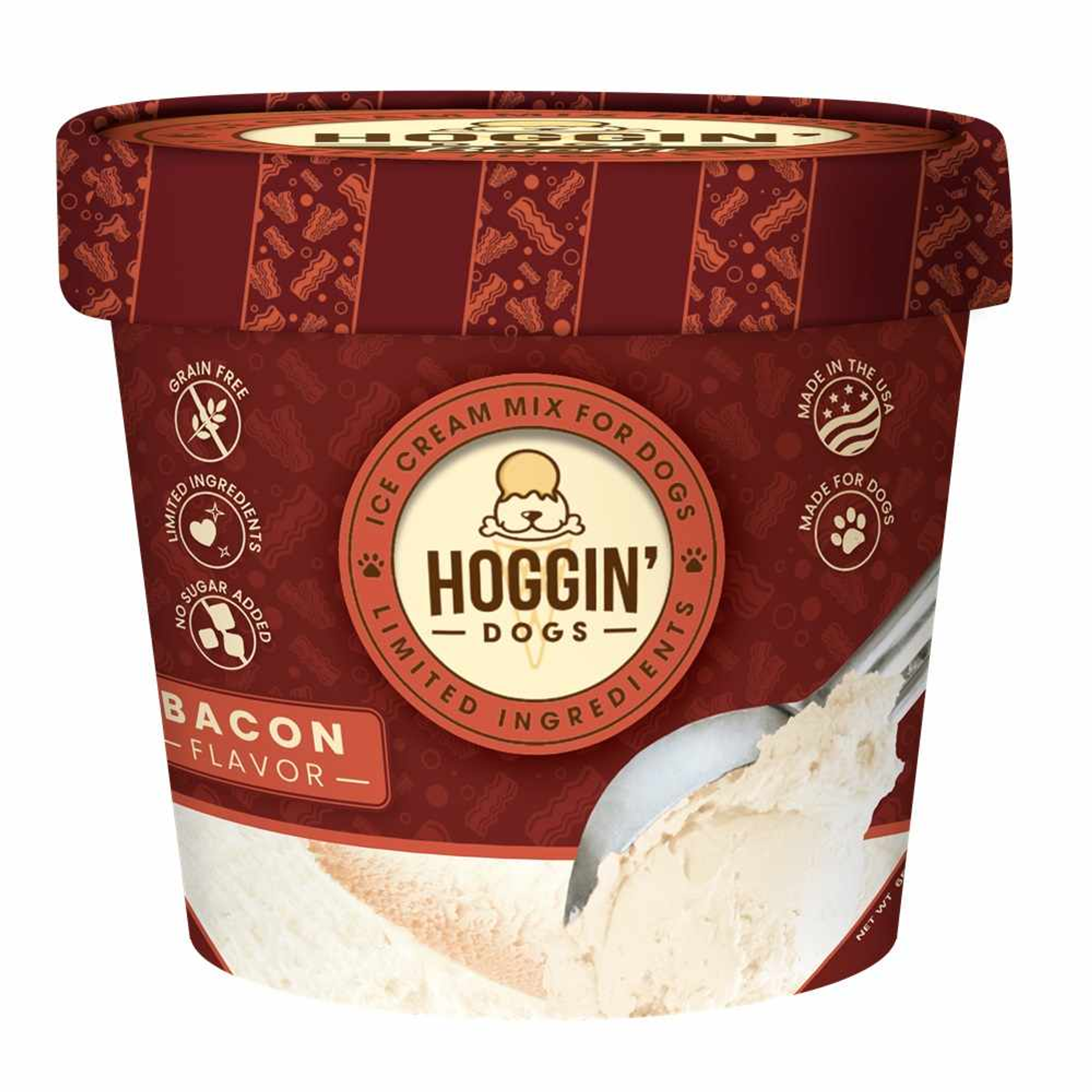 Puppy Cake Hoggin Dogs Ice Cream Mix Cup Bacon Cup Small 2.32oz Image 1