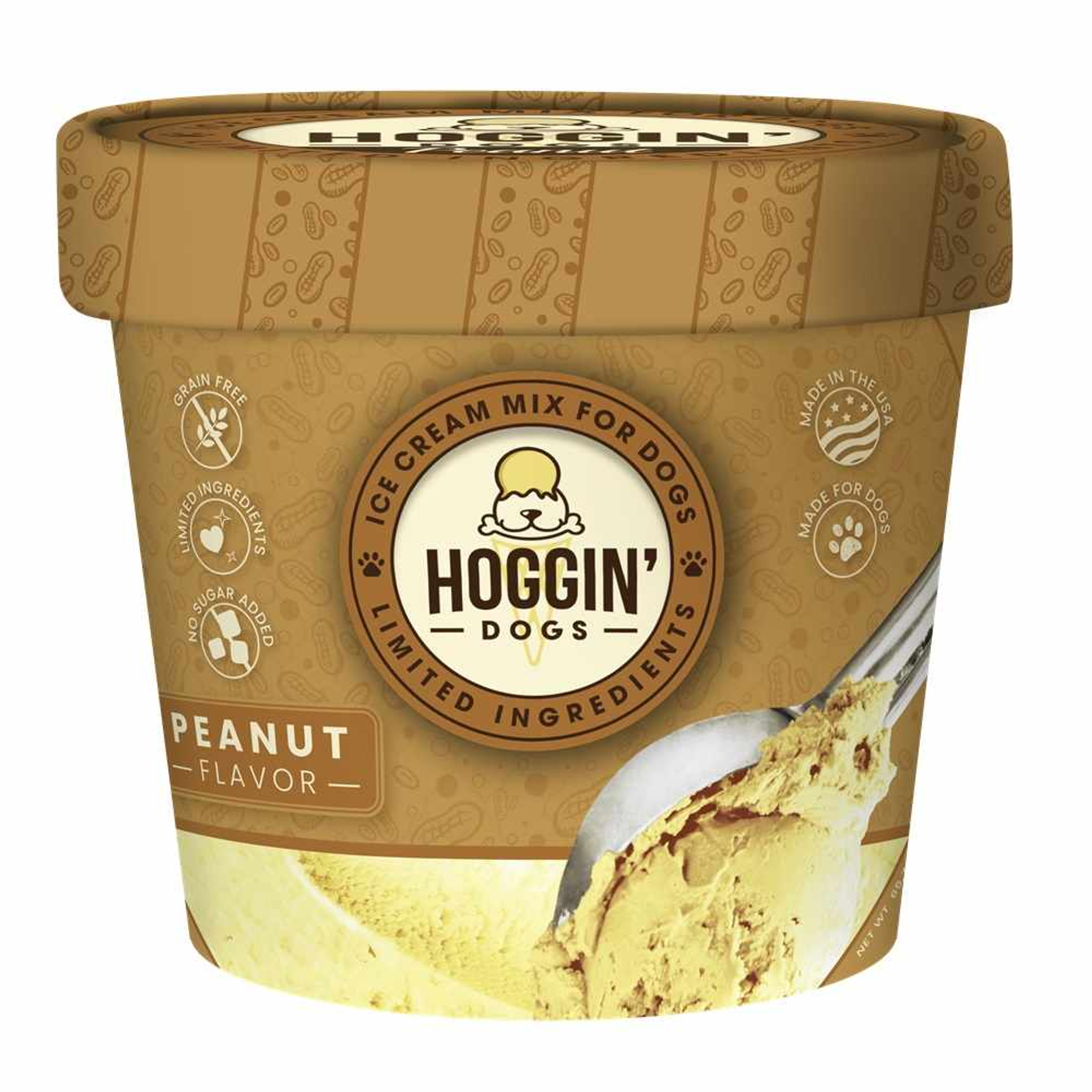 Puppy Cake Hoggin Dogs Ice Cream Mix Cup Peanut Cup Small 2.32oz Image 1