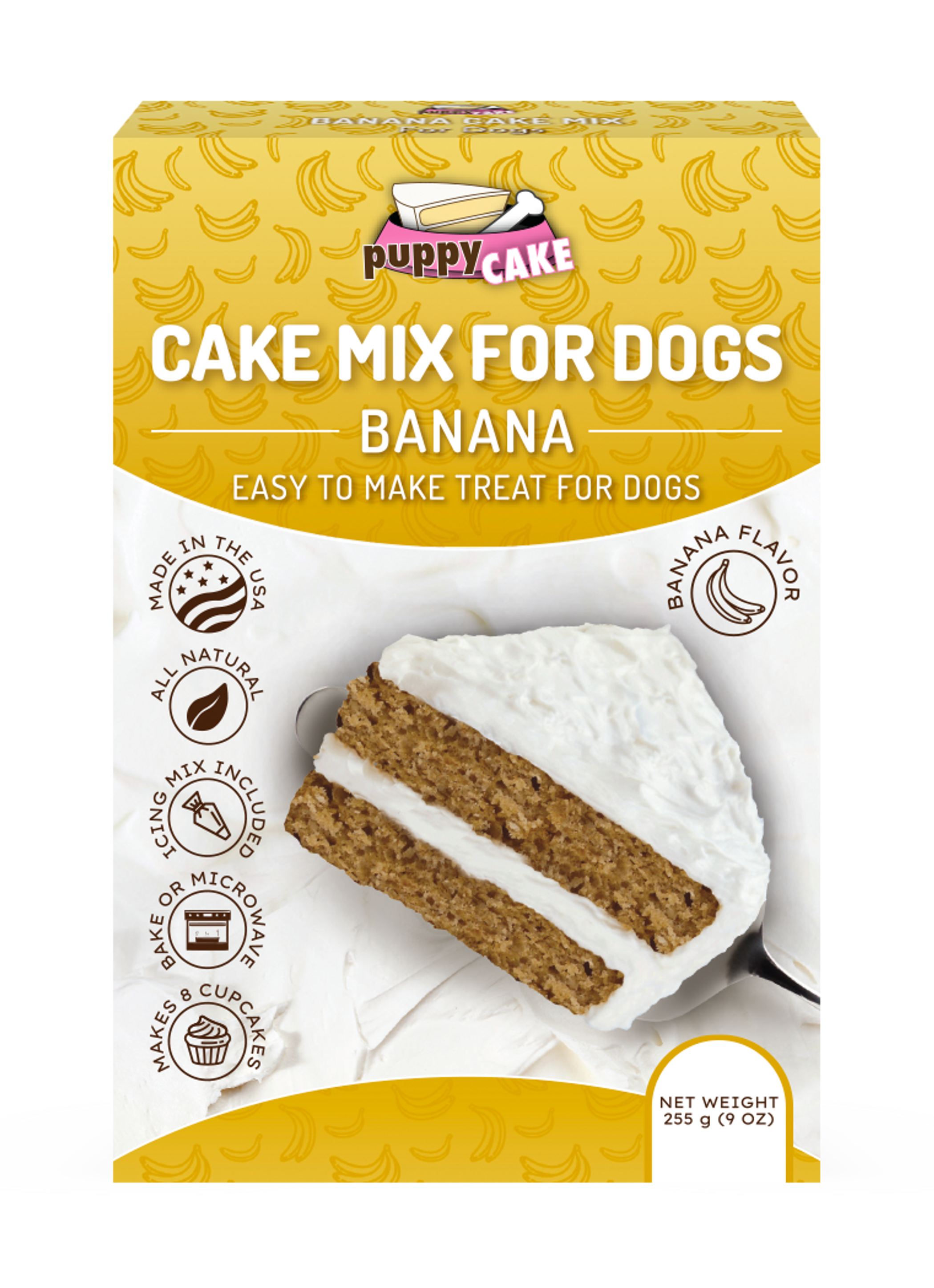 Puppy Cake Mix Banana 9oz Image 1