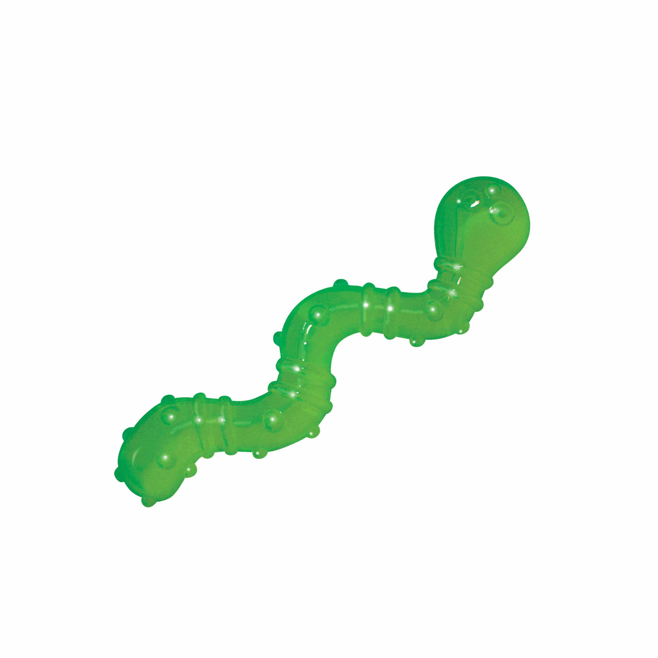 Catstages Orkakat Wiggle Worm Dental Catnip Cat Chew Toy Image 1