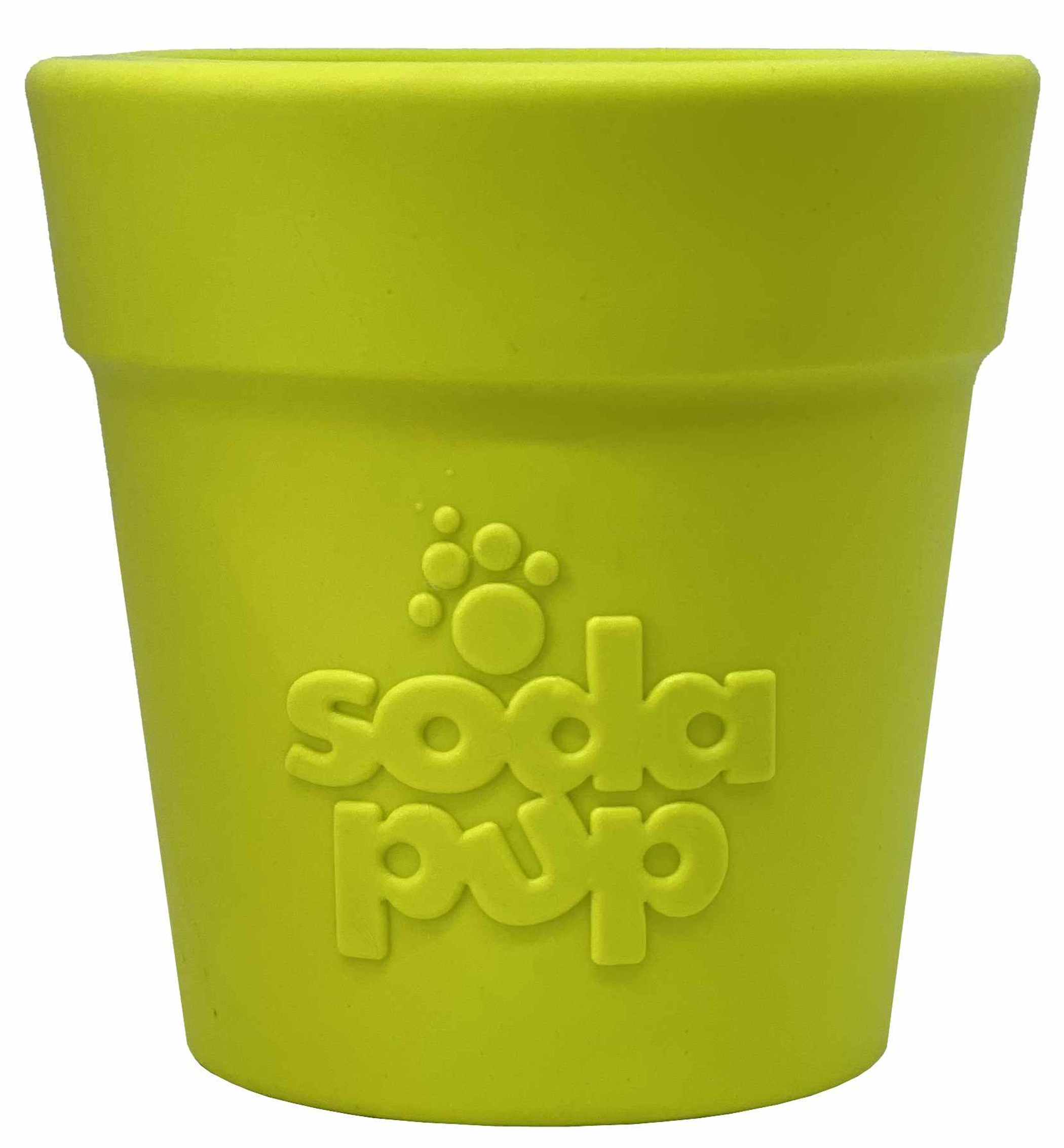 SodaPup Rubber  Flower Pot Durable Treat Dispenser Dog Toy Image 1