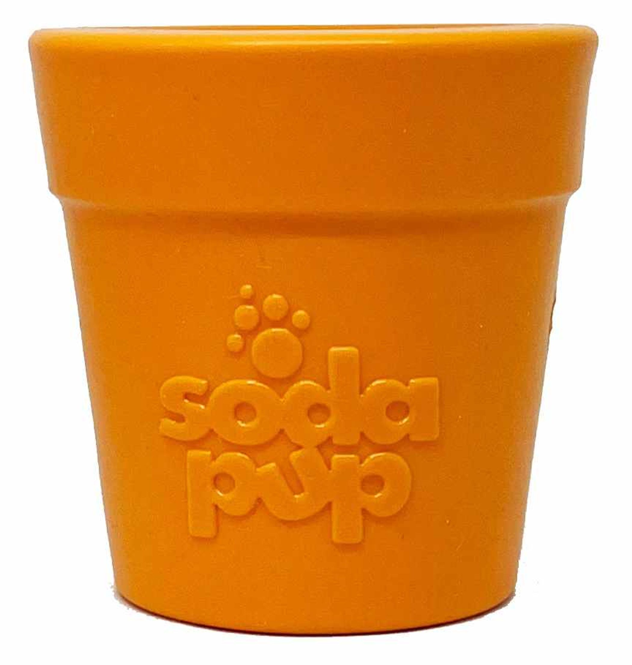 SodaPup Rubber  Flower Pot Durable Treat Dispenser Dog Toy Image 1