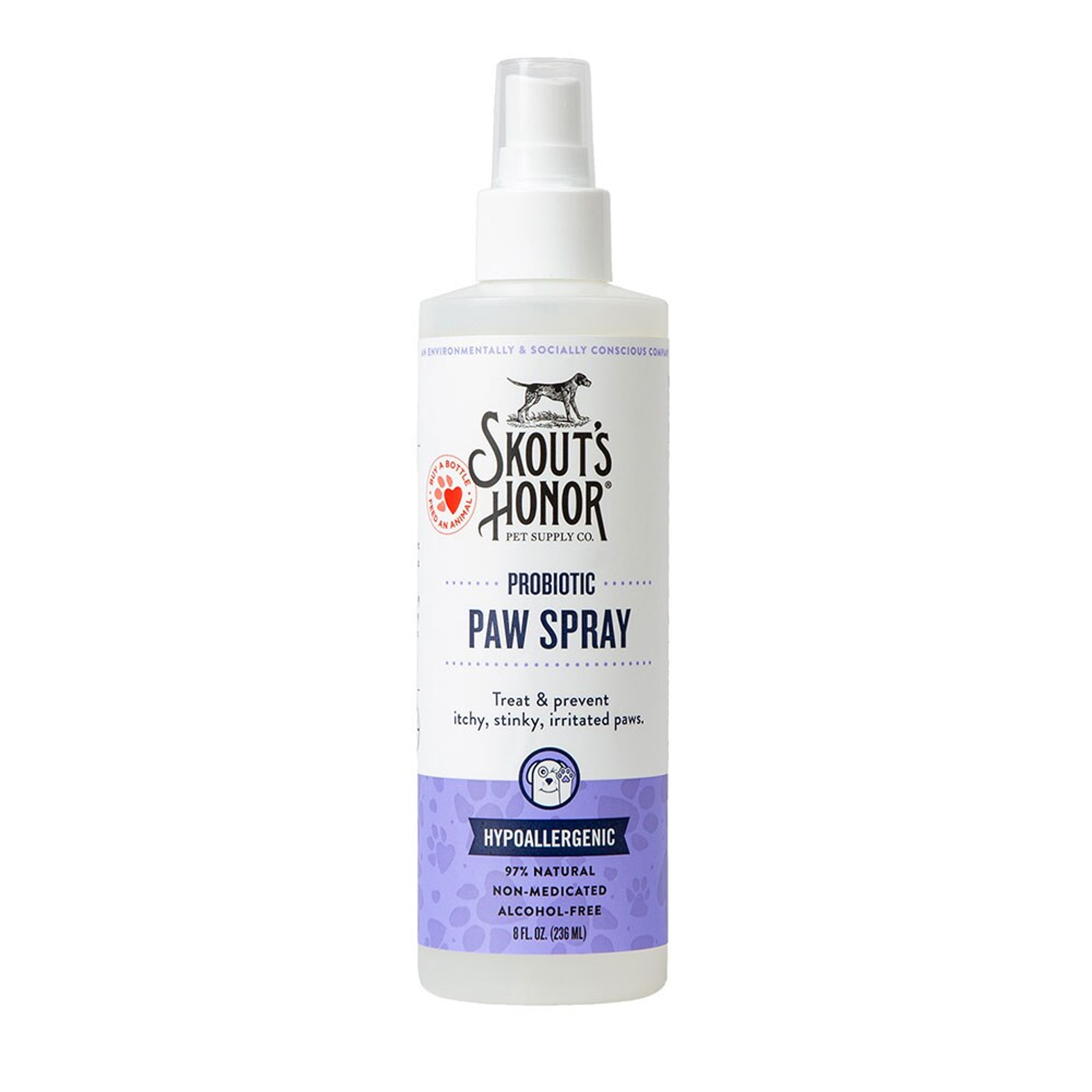 Skout's Honor Probiotic Paw Spray 8 oz Image 1