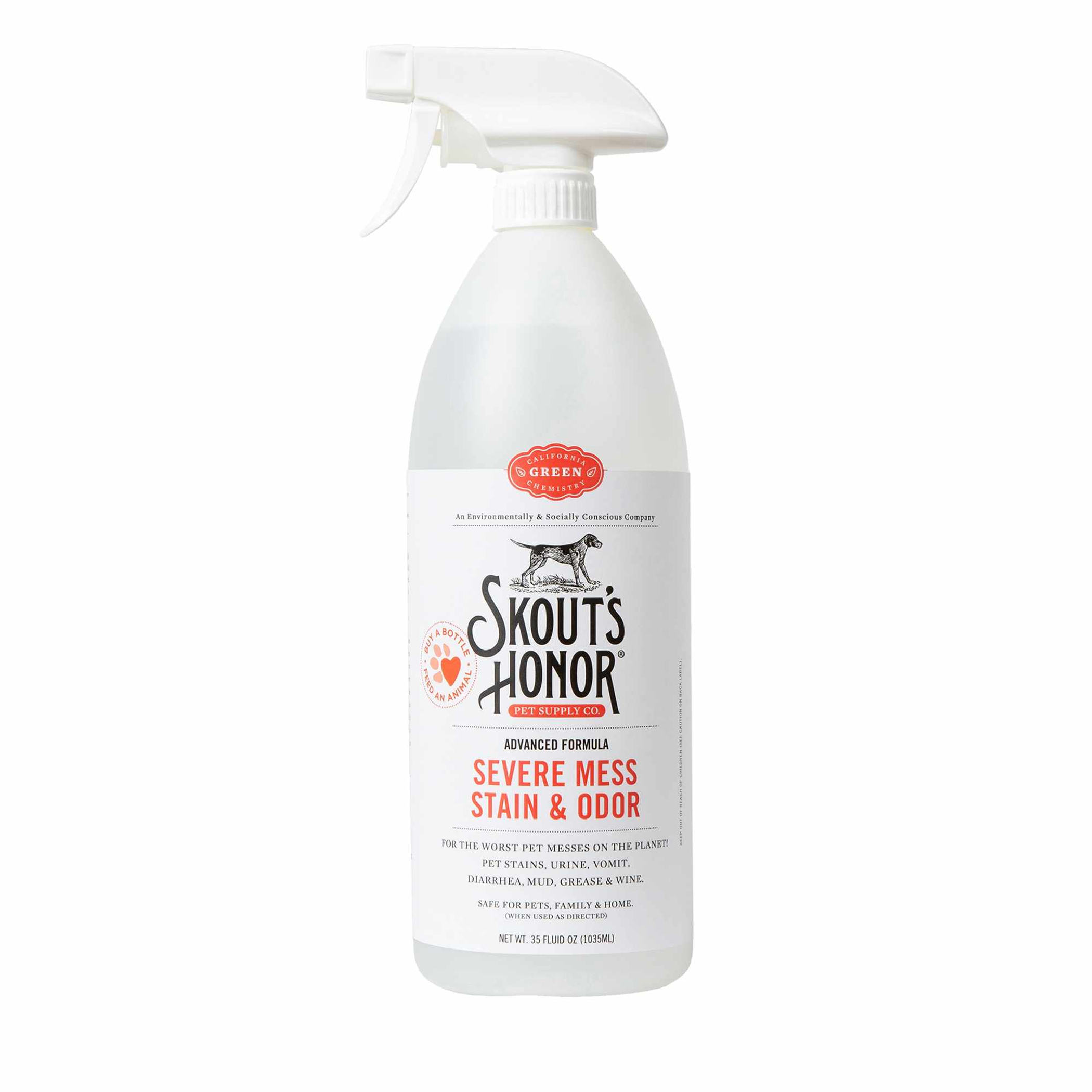 Skout's Honor Severe Mess Stain & Odor - Advanced Formula (Dog) 35oz Image 1