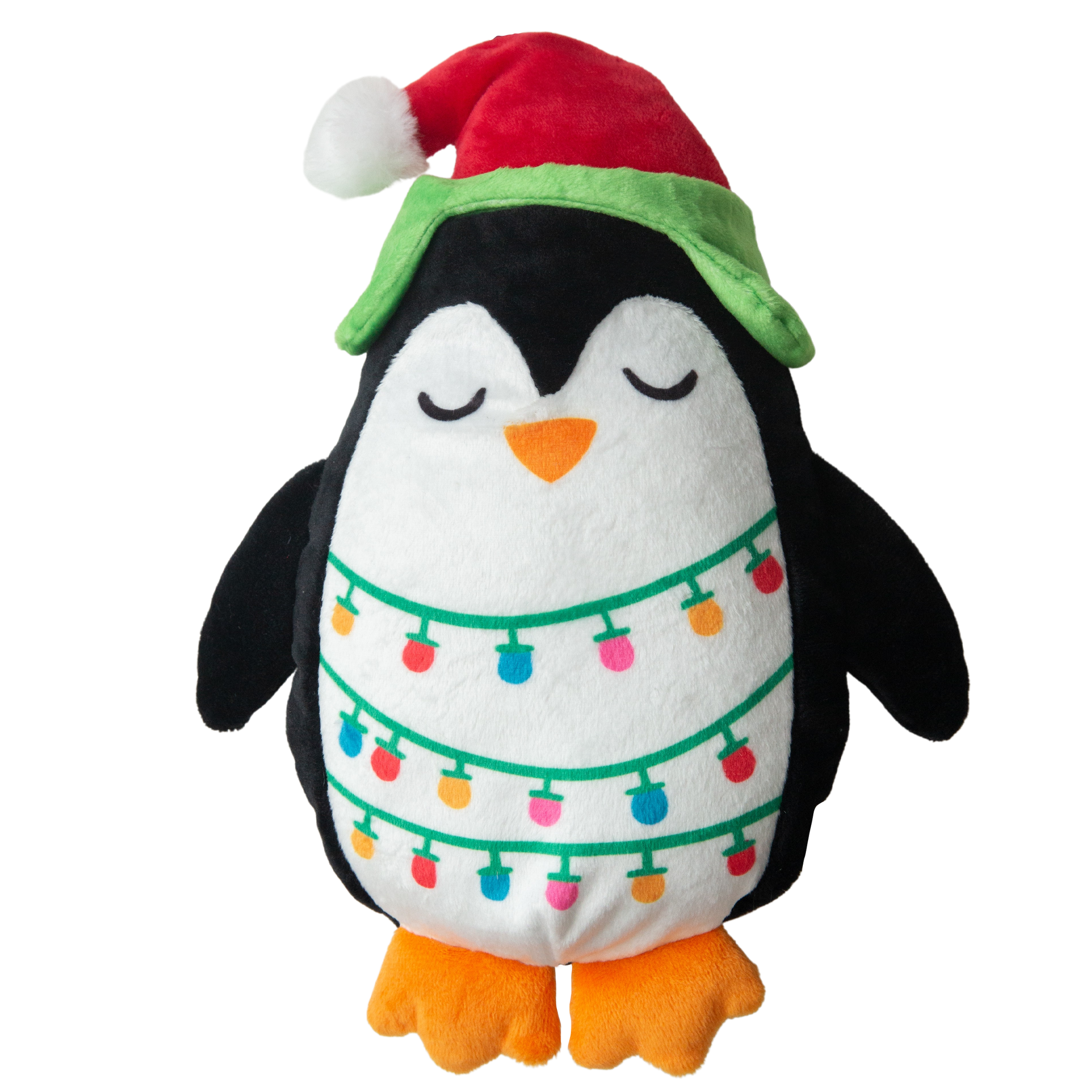 SnugArooz Penguin with Christmas lights Image 1