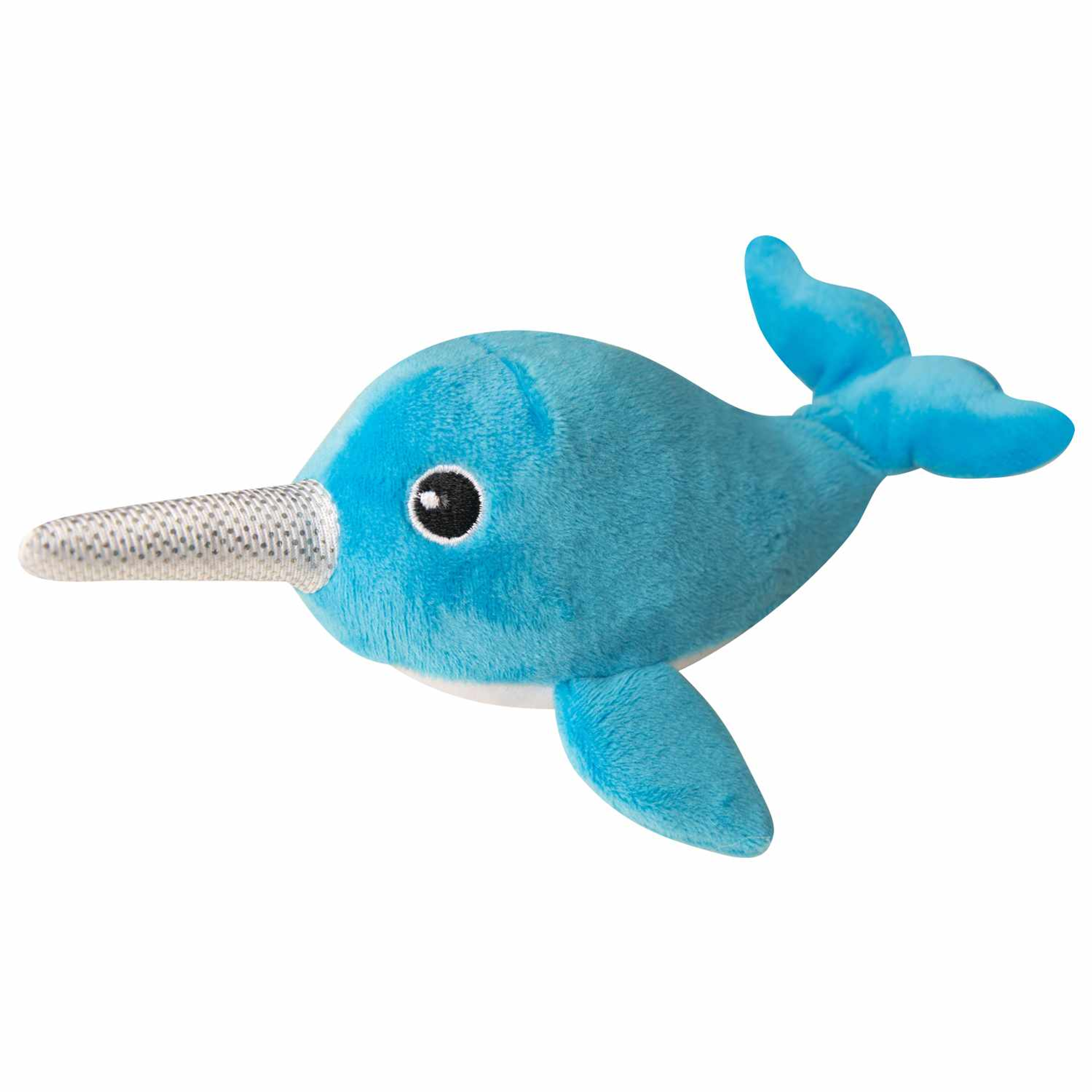 SnugArooz Baby Nikki the Narwhal Plush Dog Toy 5