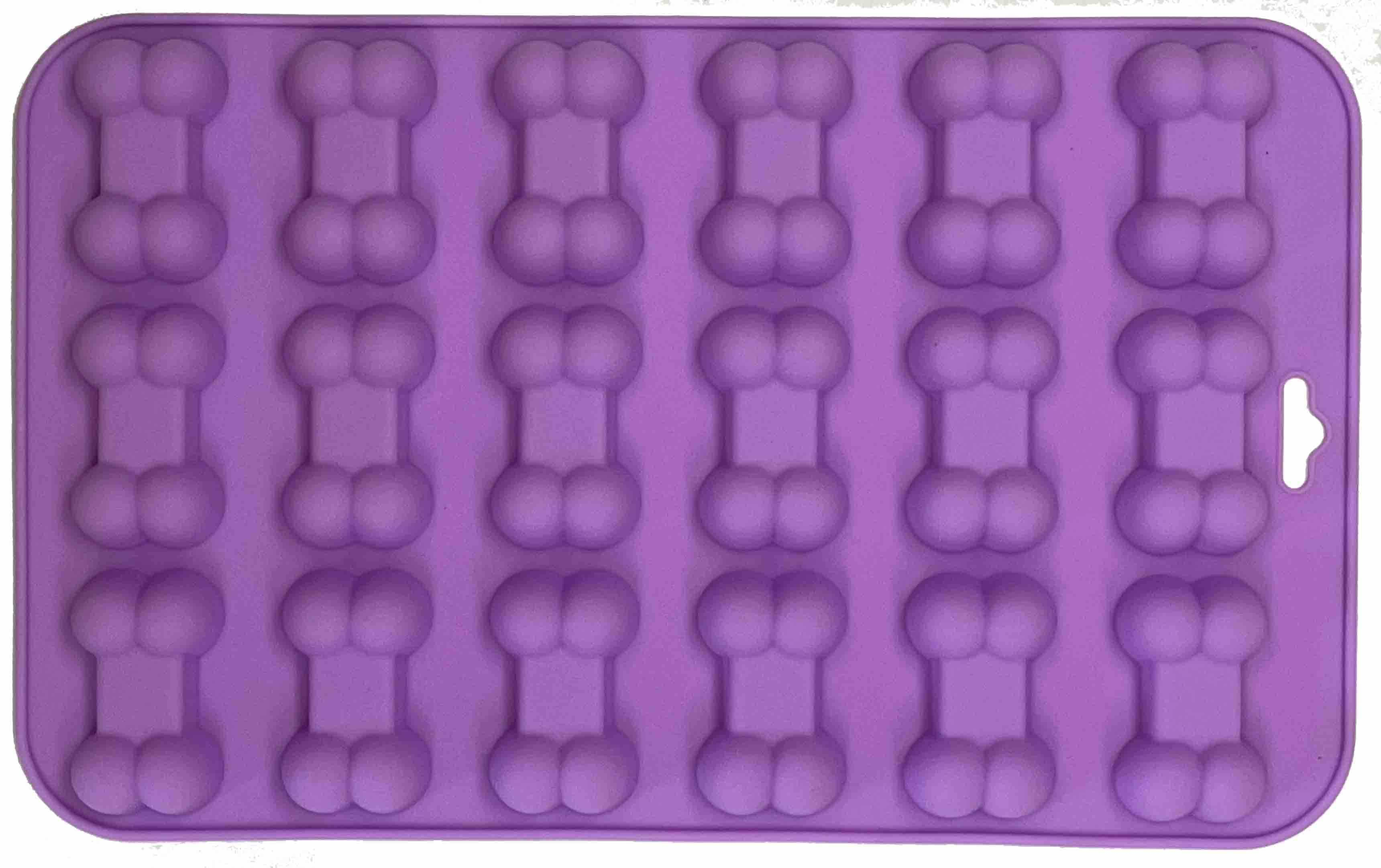 Dogtastic Jelly Shots Silicone Mold Bone Shape 9