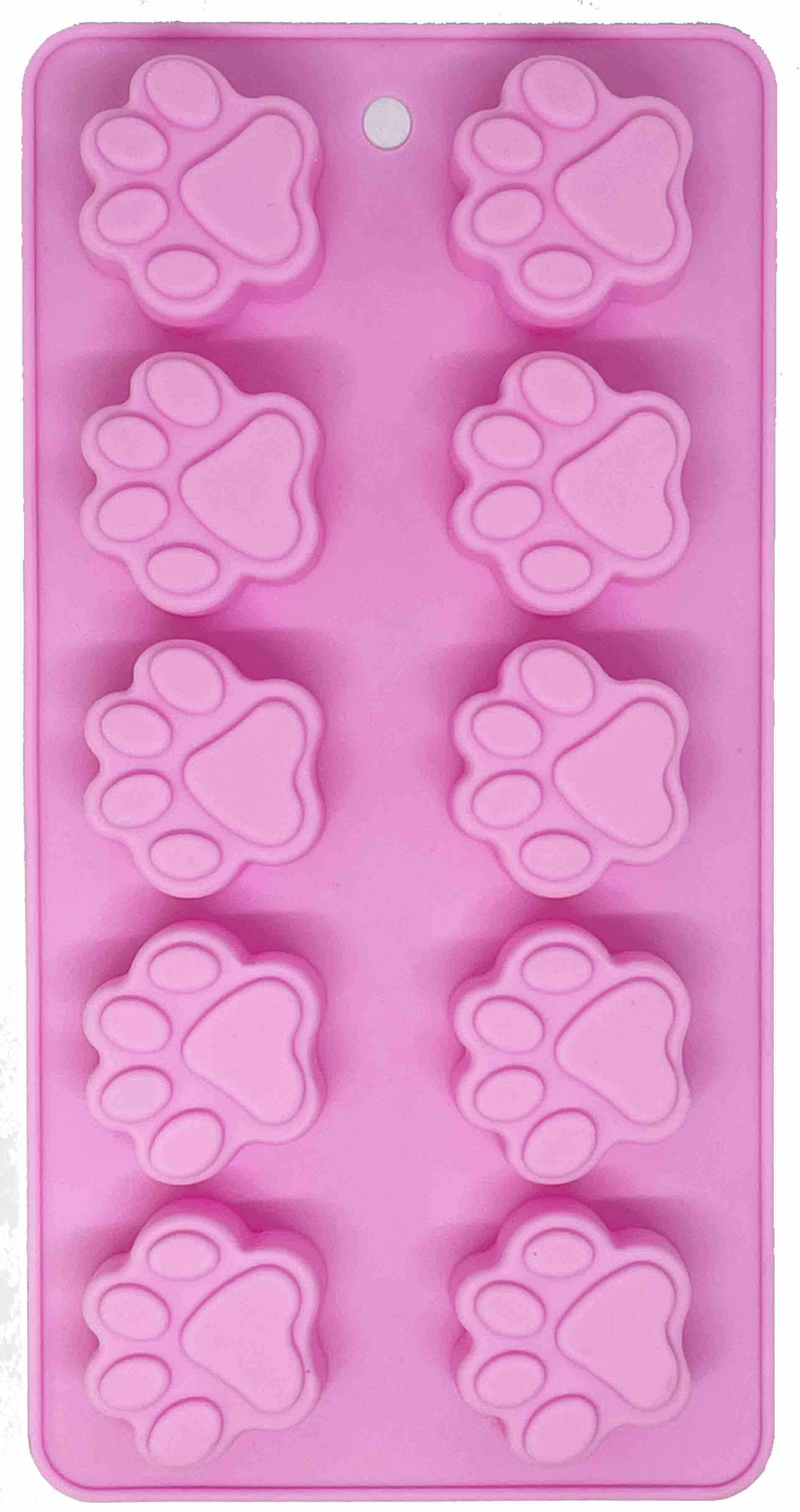 Dogtastic Jelly Shots Silicone Mold Paw Shape 8.5