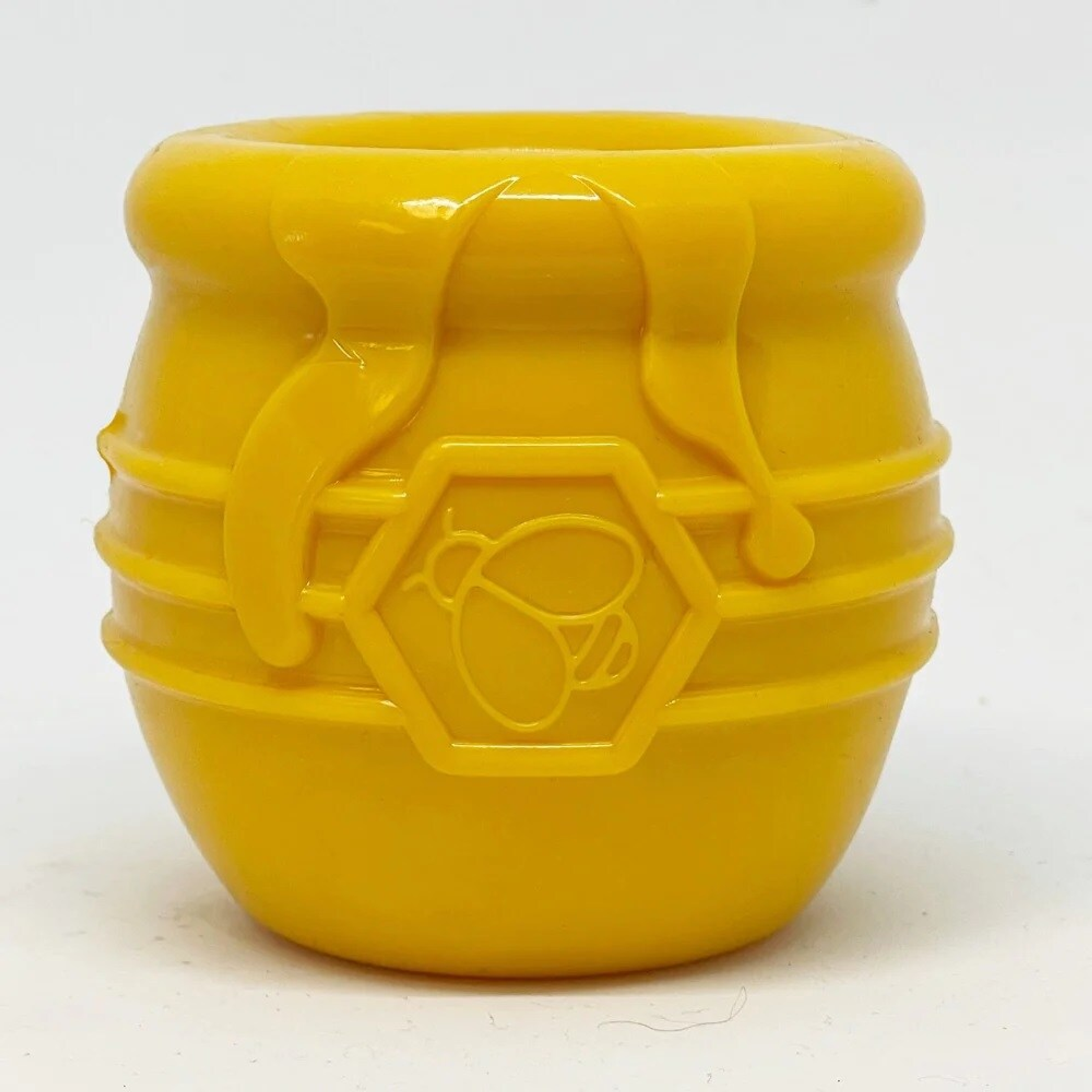 SodaPup PUP-X Honey Pot Rubber Treat Dispenser Yellow Image 1
