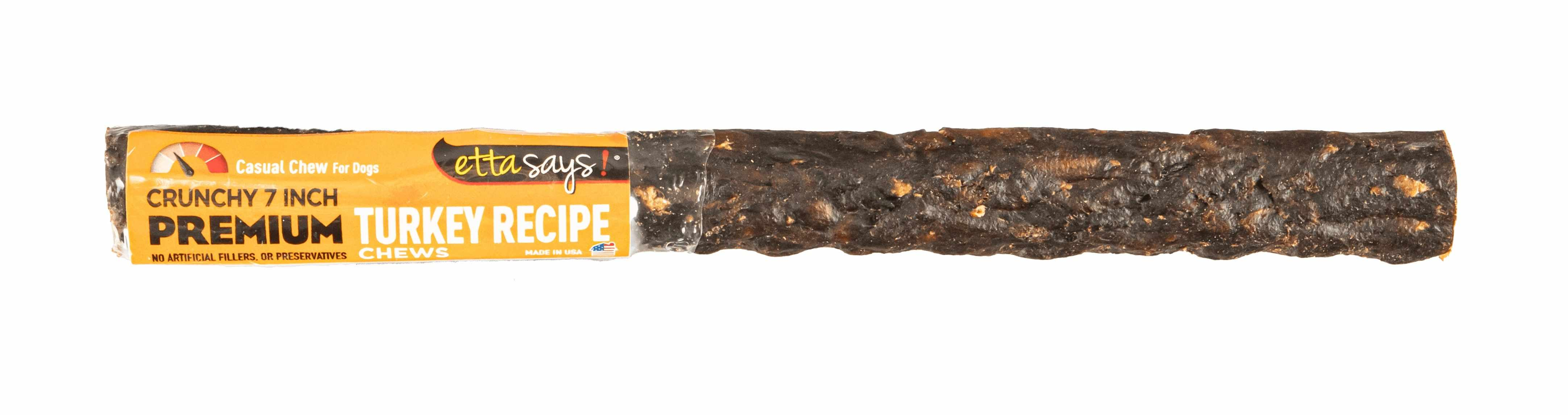 Etta Says! Premium Crunchy Turkey Dog Chew 7