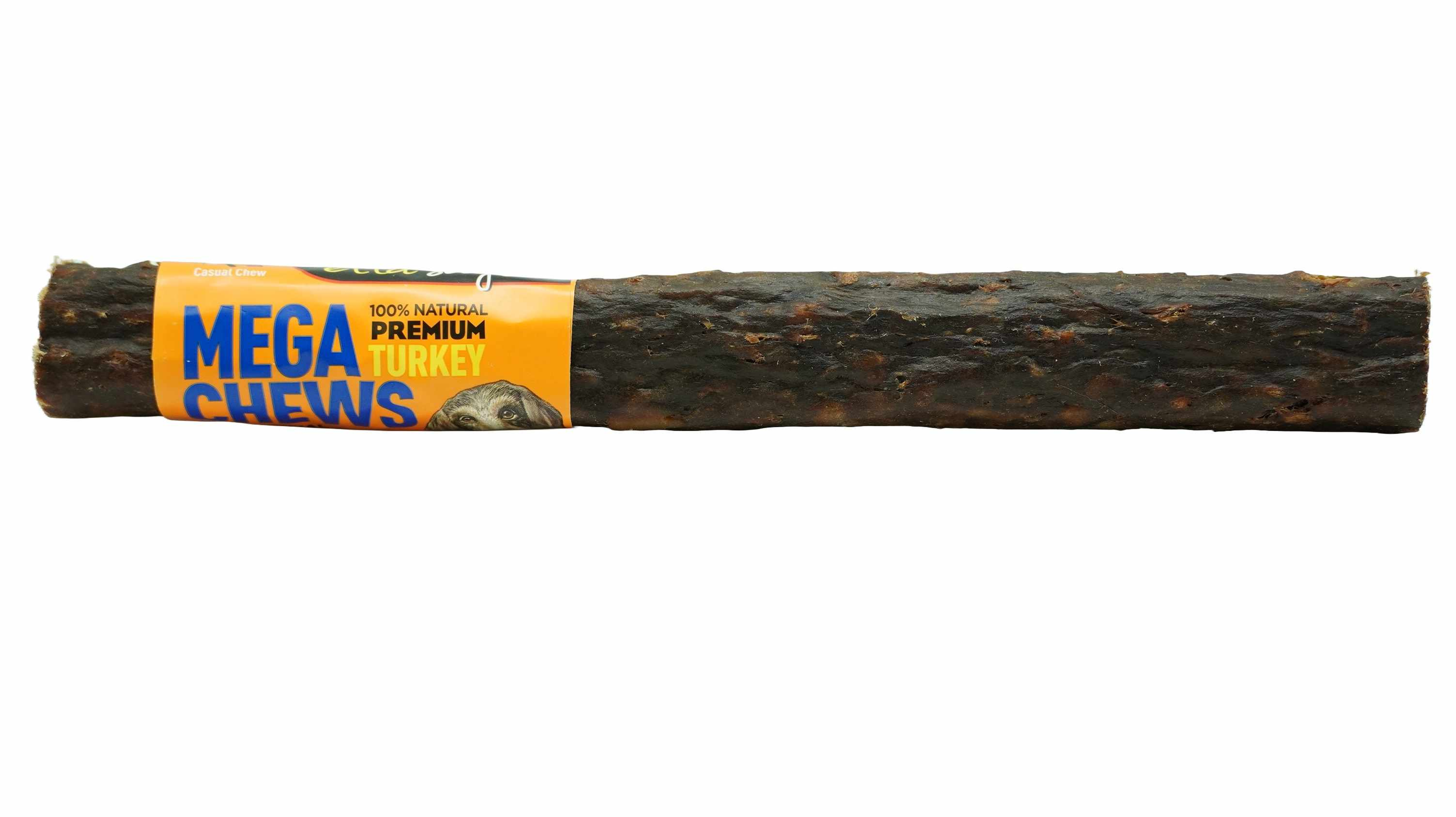 Etta Says! Mega Crunchy Turkey Dog Chews 10in Image 1