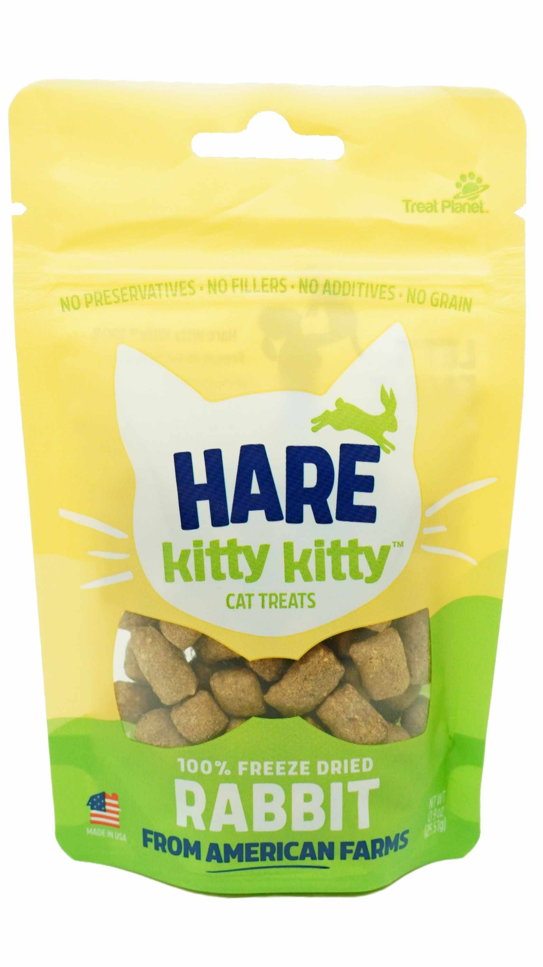 Kitty Kitty Hare Freeze Dried Rabbit Treat 0.9oz Image 1