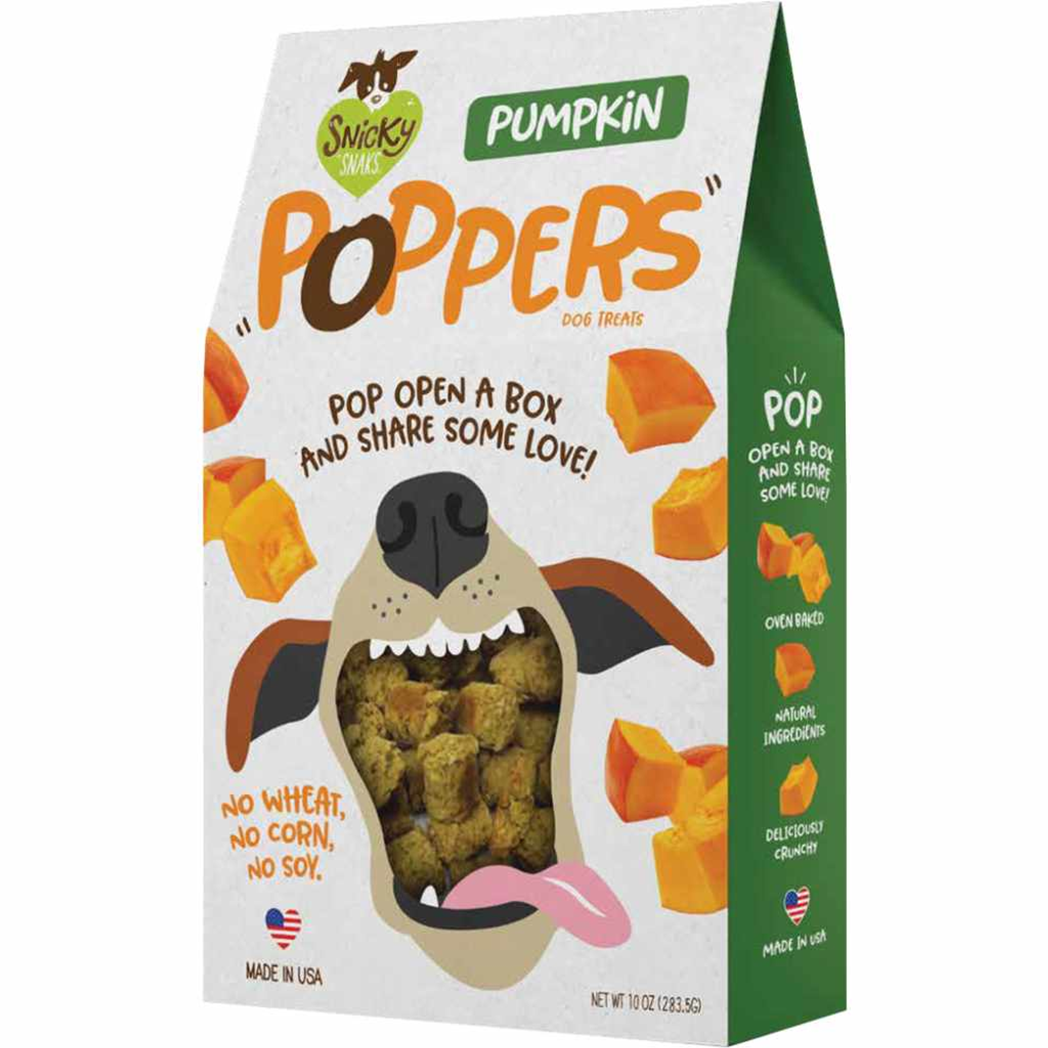 Snicky Snaks Pumpkin Poppers Treat 10 oz Image 1