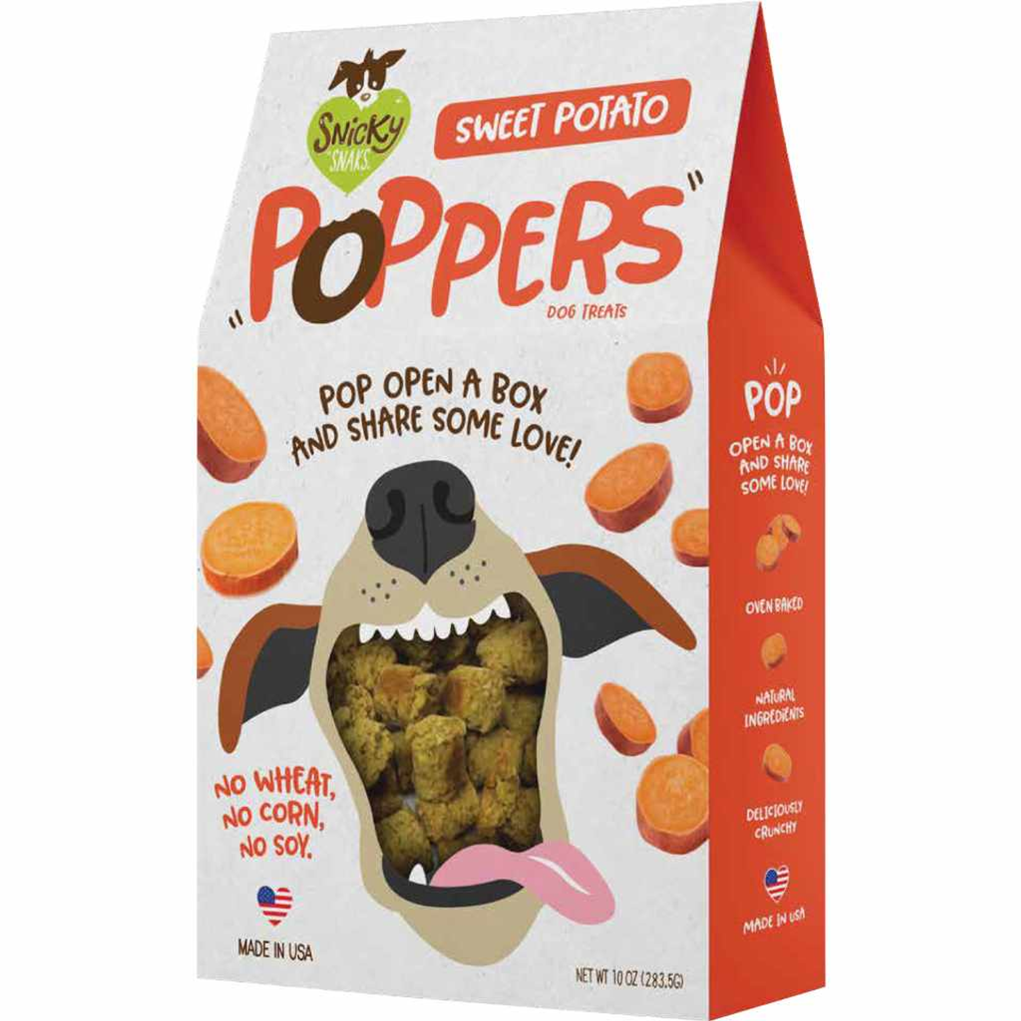 Snicky Snaks Sweet Potato Poppers Treat 10 oz Image 1