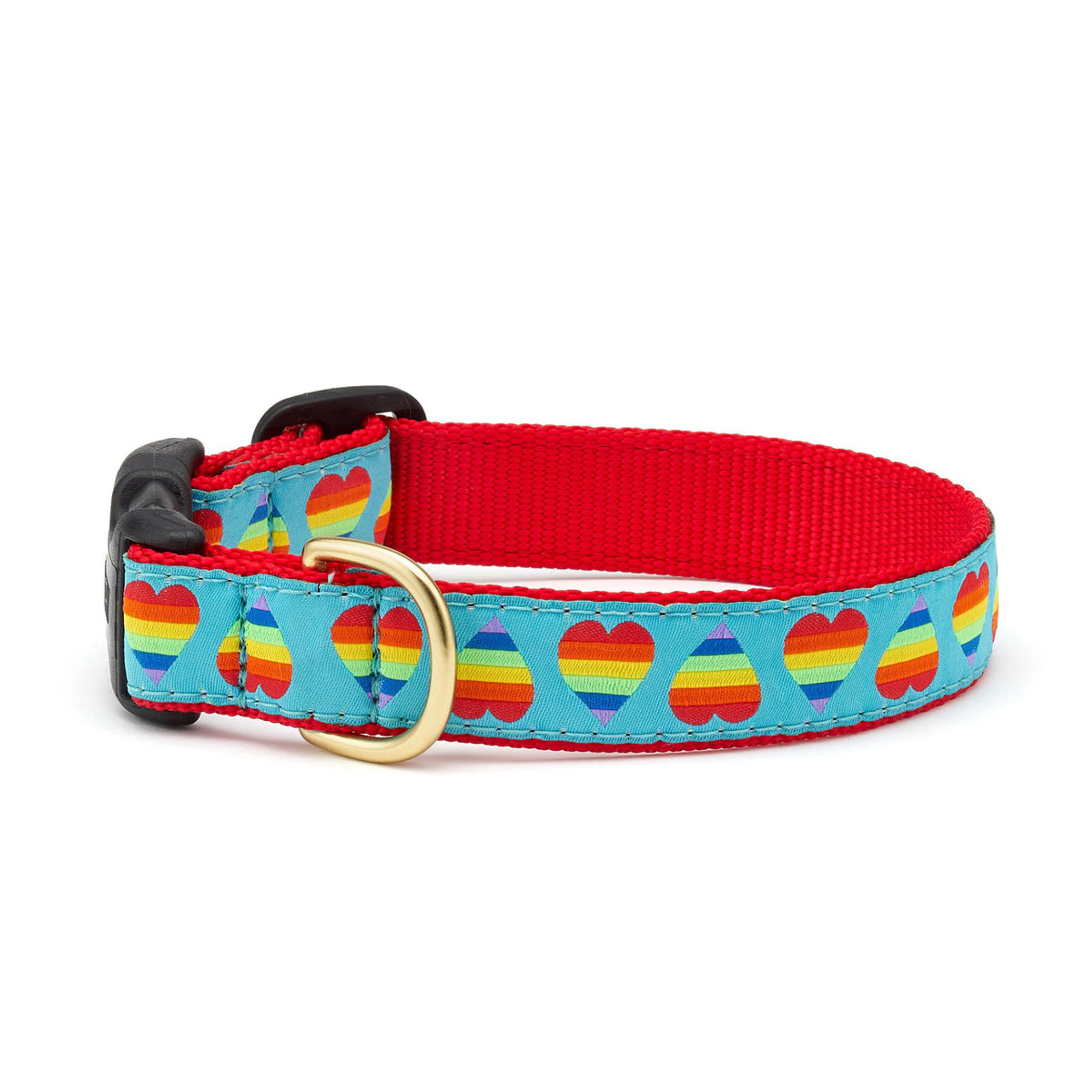 Up Country Rainbow Hearts Collar Image 1