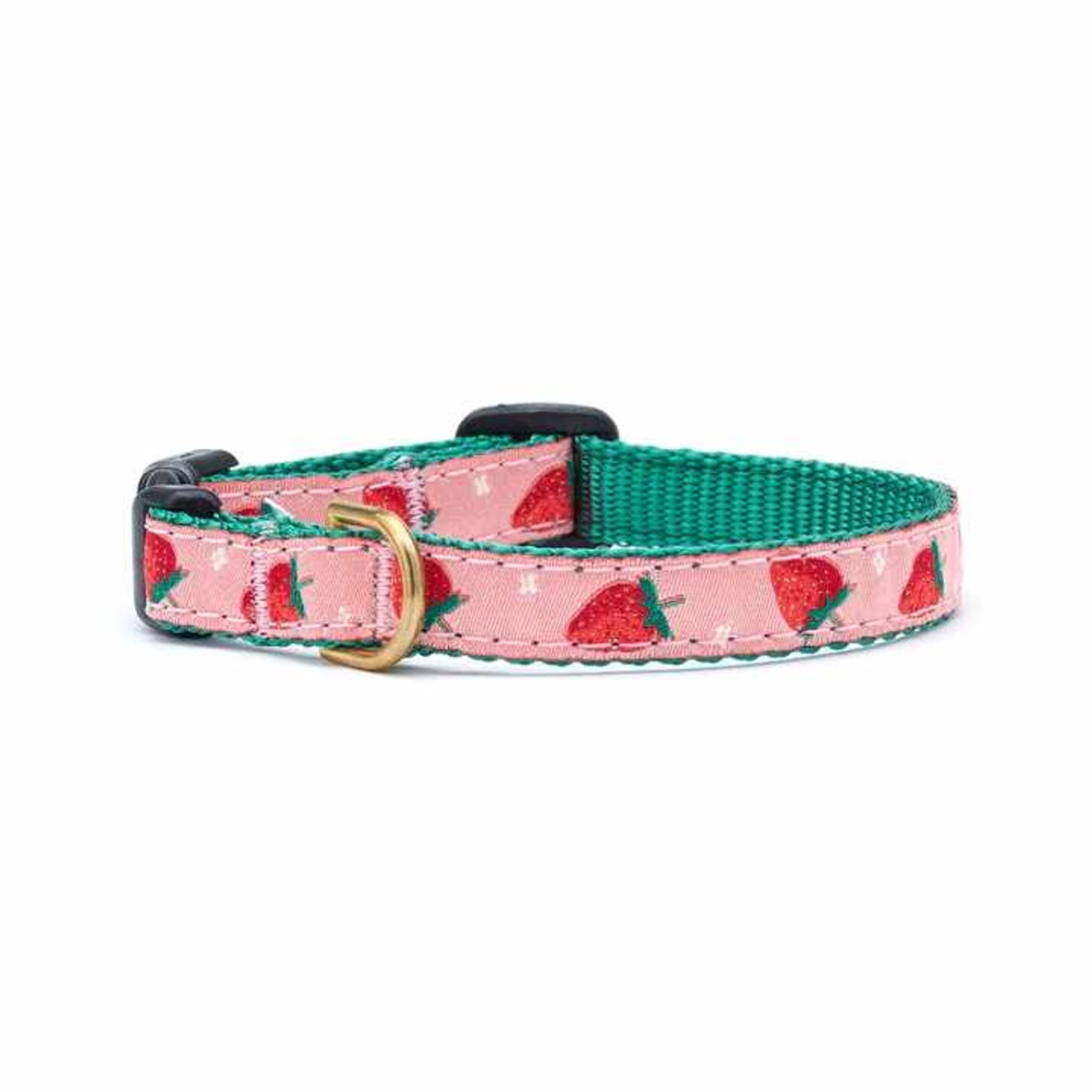 Up Country Strawberry Fields Cat Collar Image 1