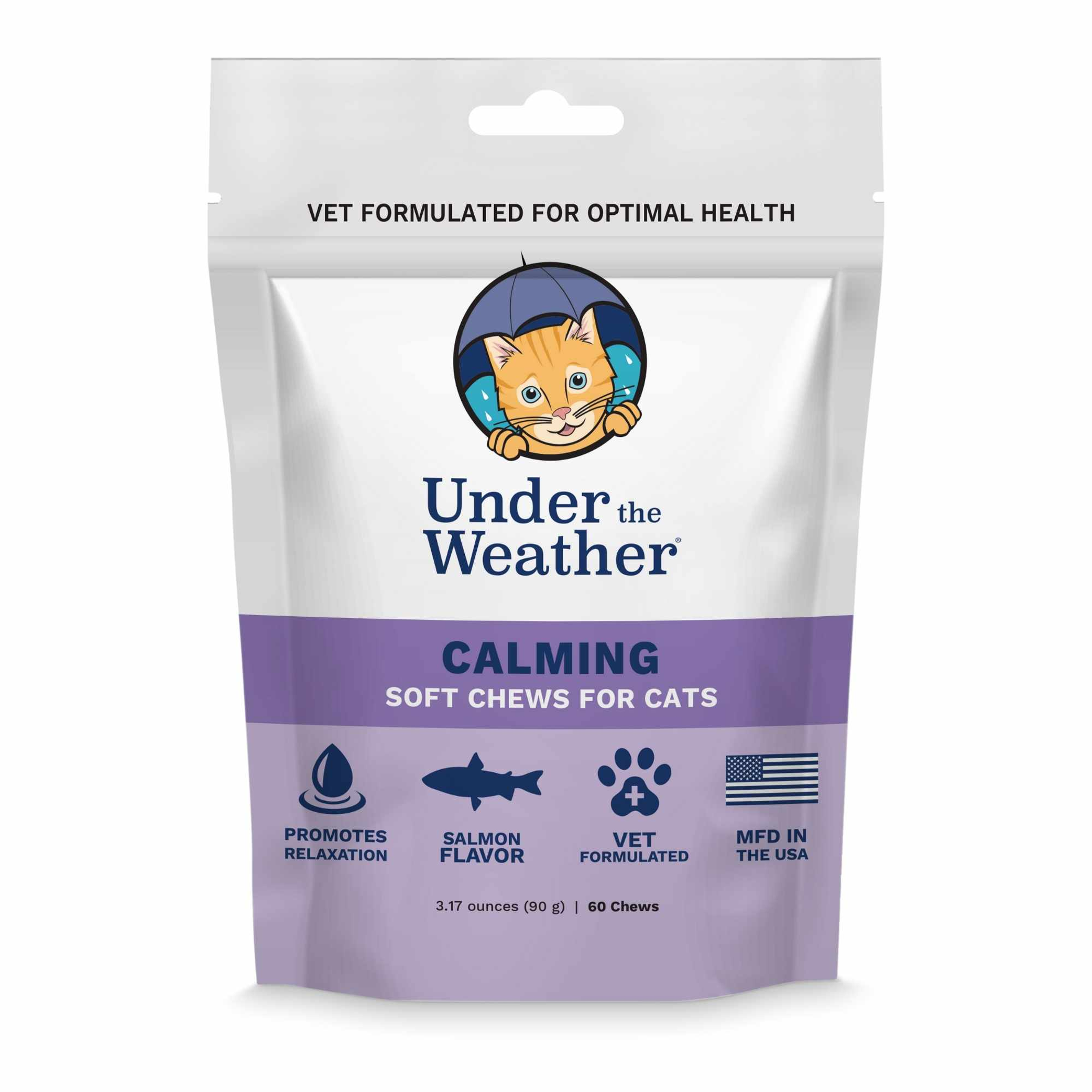 Under the Weather Cat Calming Chews 60 ct. Image 1